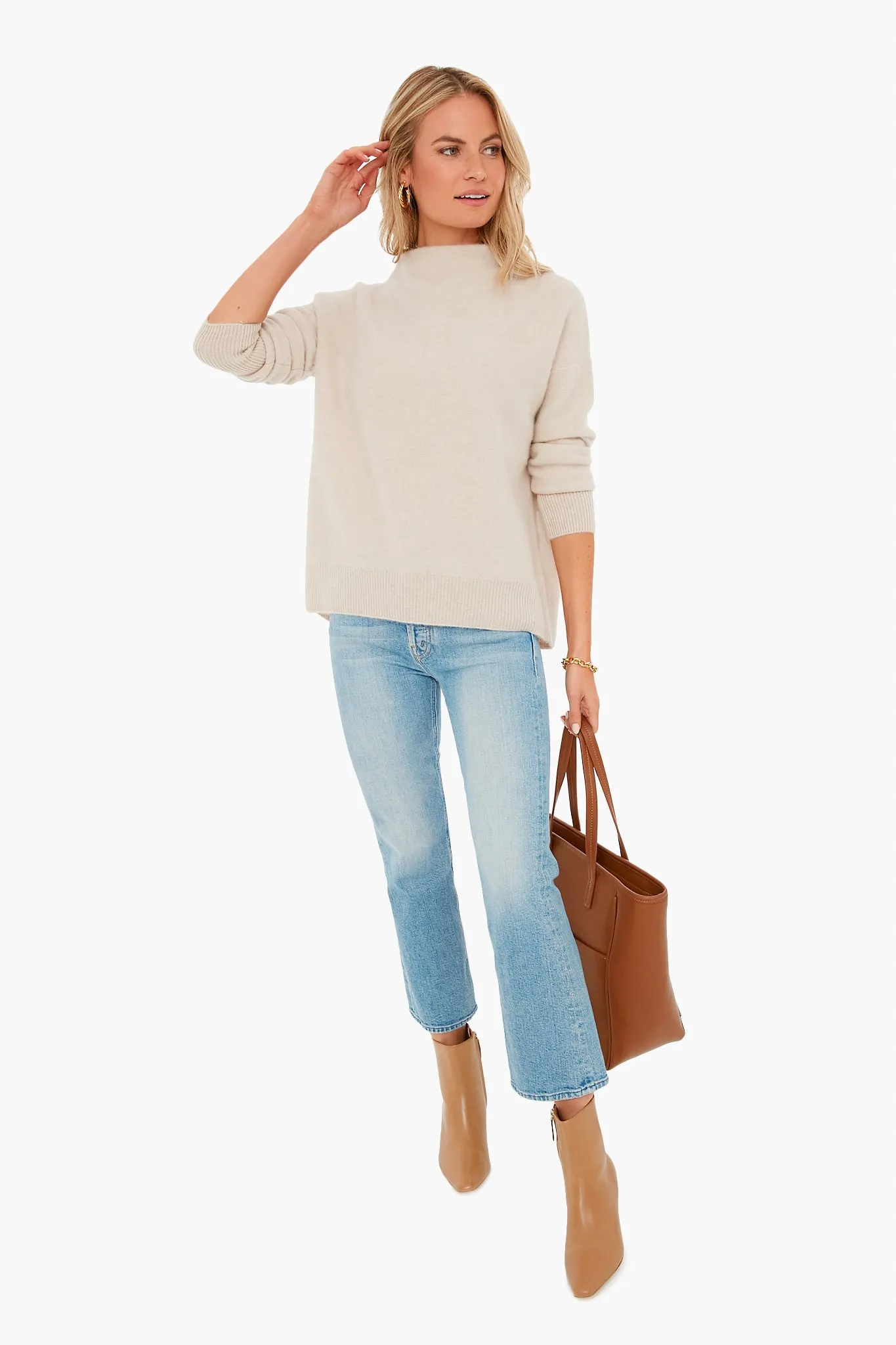 White Sand Boiled Funnel Neck Pullover sold by Tuckernuck product image thumbnail 2