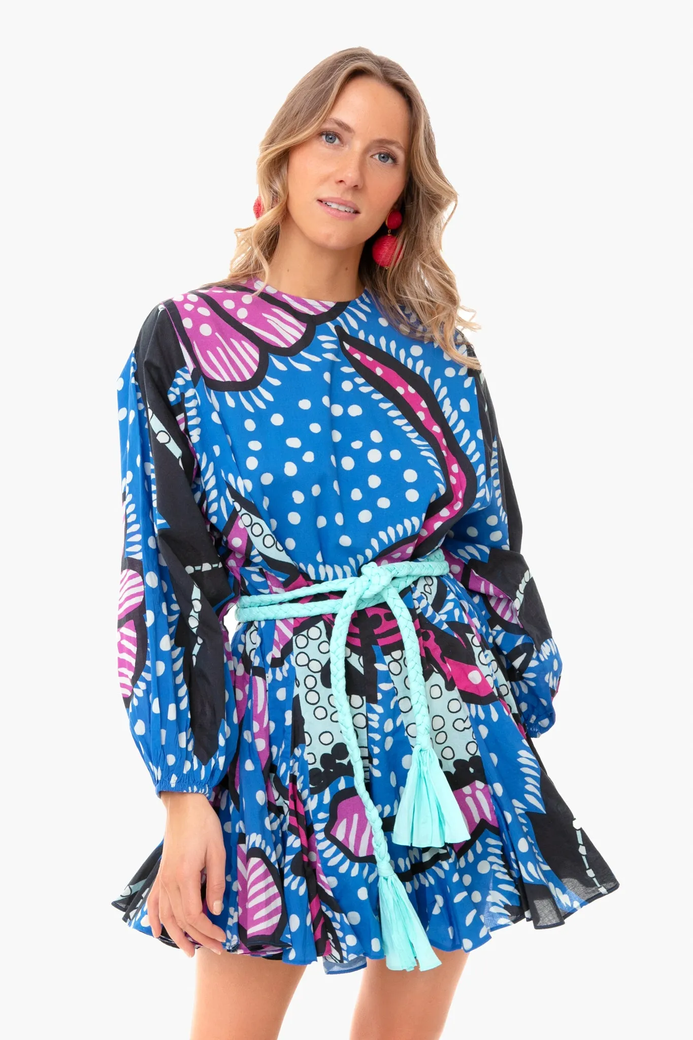 Purple Psychedelic Ella Dress sold by Tuckernuck product image thumbnail 2