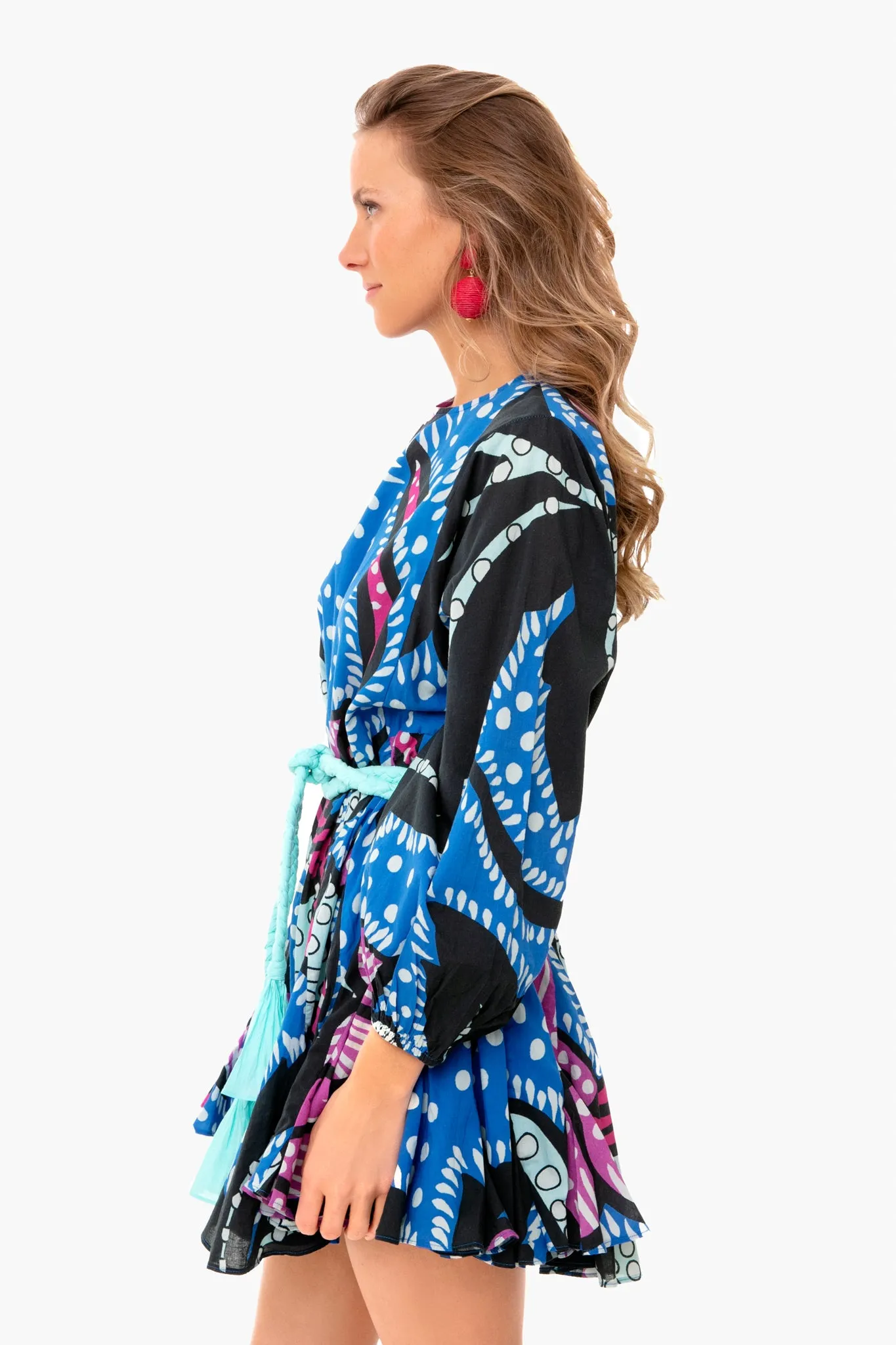 Purple Psychedelic Ella Dress sold by Tuckernuck product image thumbnail 3