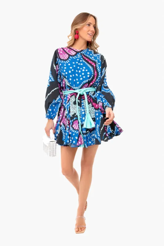 Purple Psychedelic Ella Dress sold by Tuckernuck