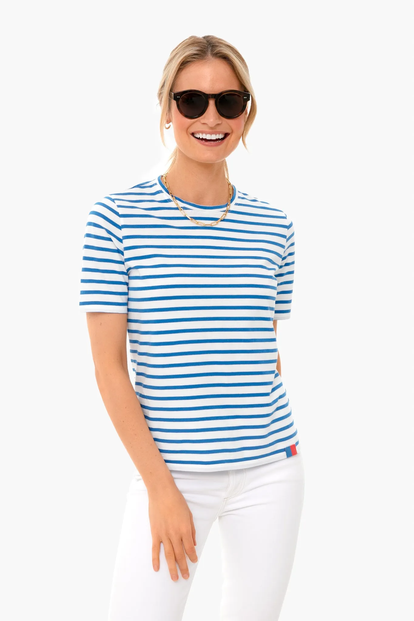 The Modern White Royal Blue sold by Tuckernuck