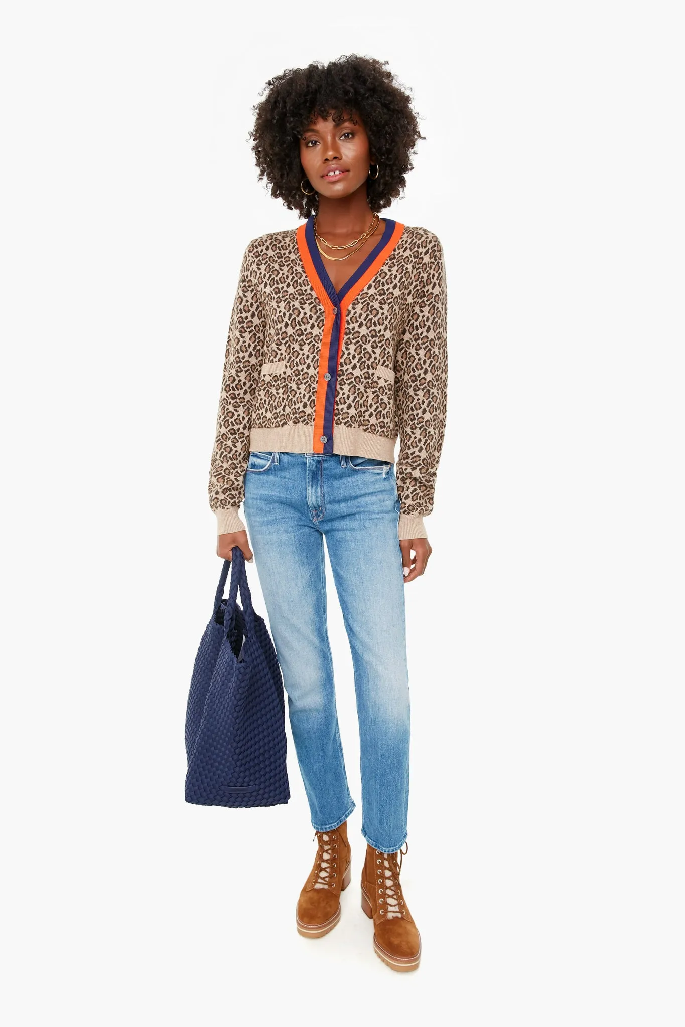 The Leopard Milo Cardigan sold by Tuckernuck product image thumbnail 2