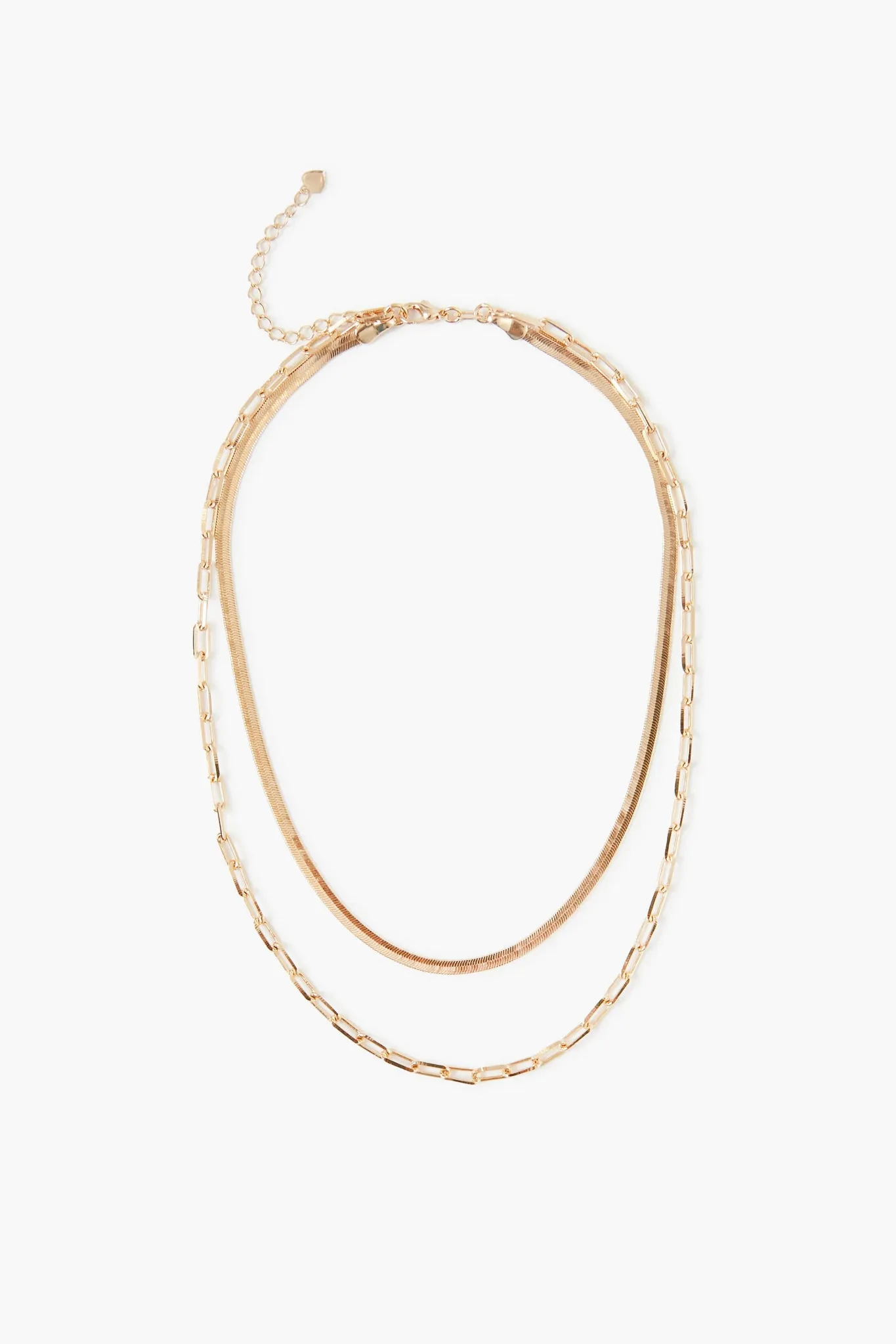 Gold Double Down Layering Necklace sold by Tuckernuck