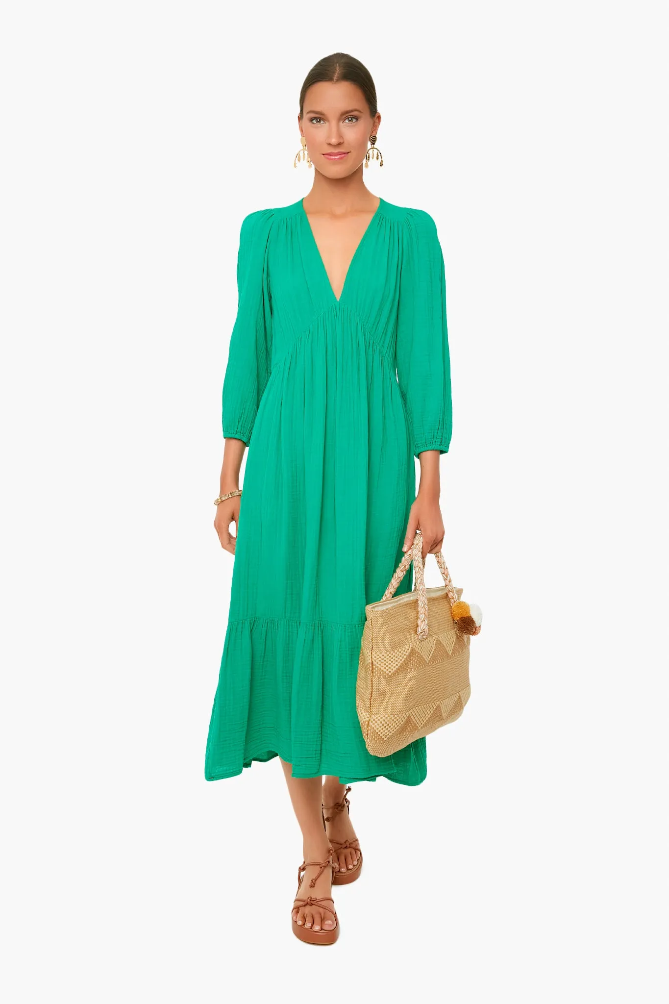 Apple Green Ella Dress sold by Tuckernuck