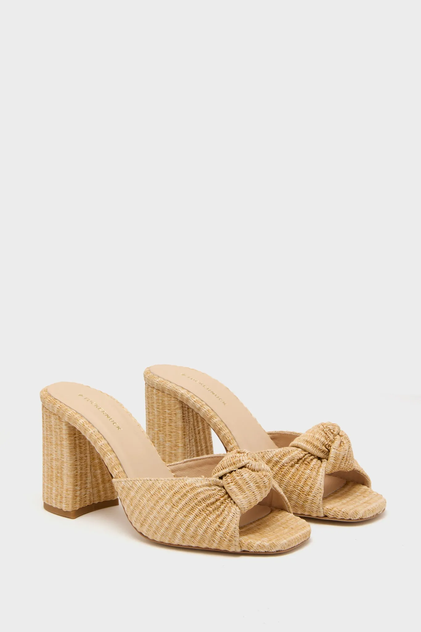Natural Raffia Blake Heels sold by Tuckernuck