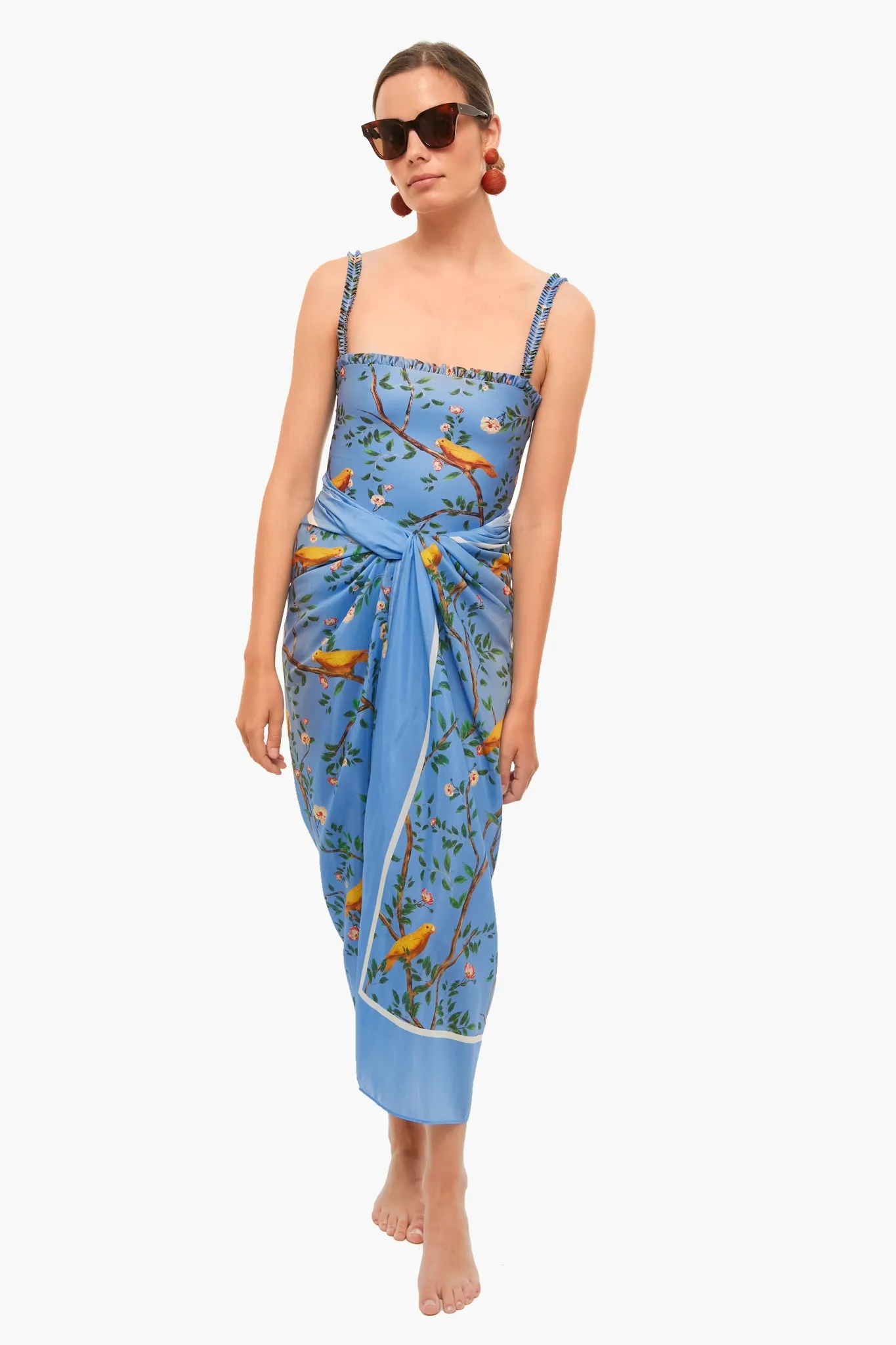 Azul Cotton Silk Lavanda Pareo sold by Tuckernuck product image thumbnail 2