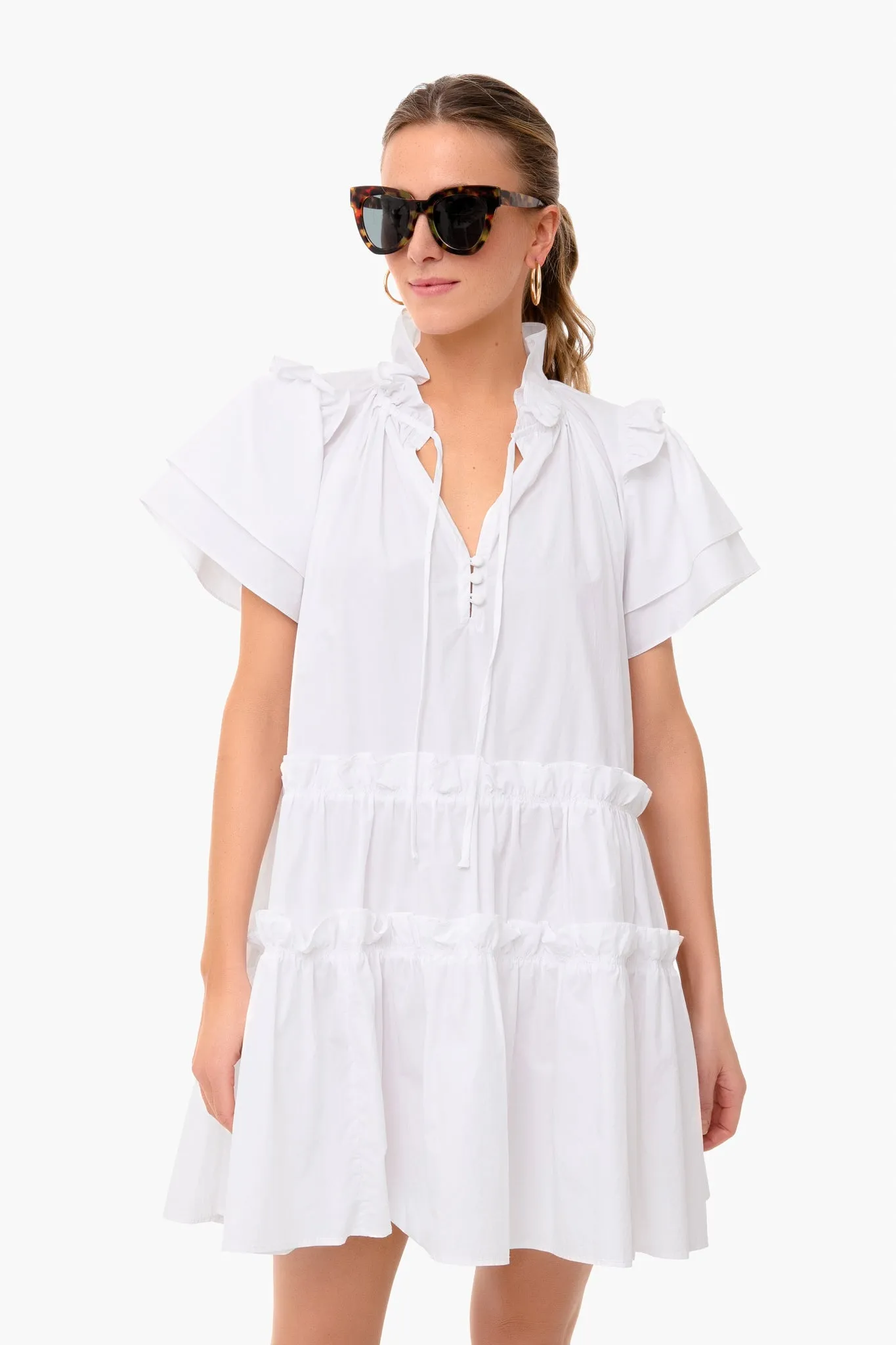 White Merritt Dress sold by Tuckernuck product image thumbnail 2