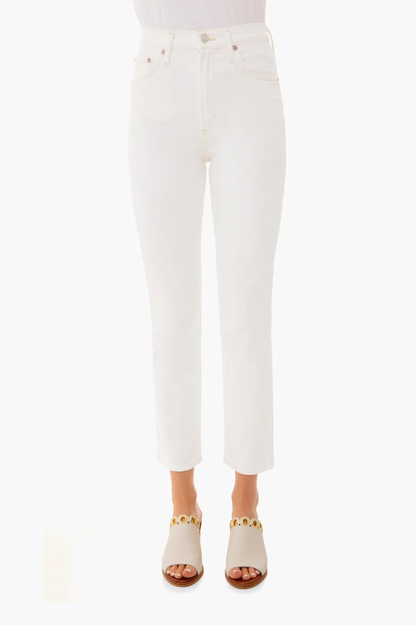 Untitled Wilder Mid Rise Comfort Straight Jean sold by Tuckernuck