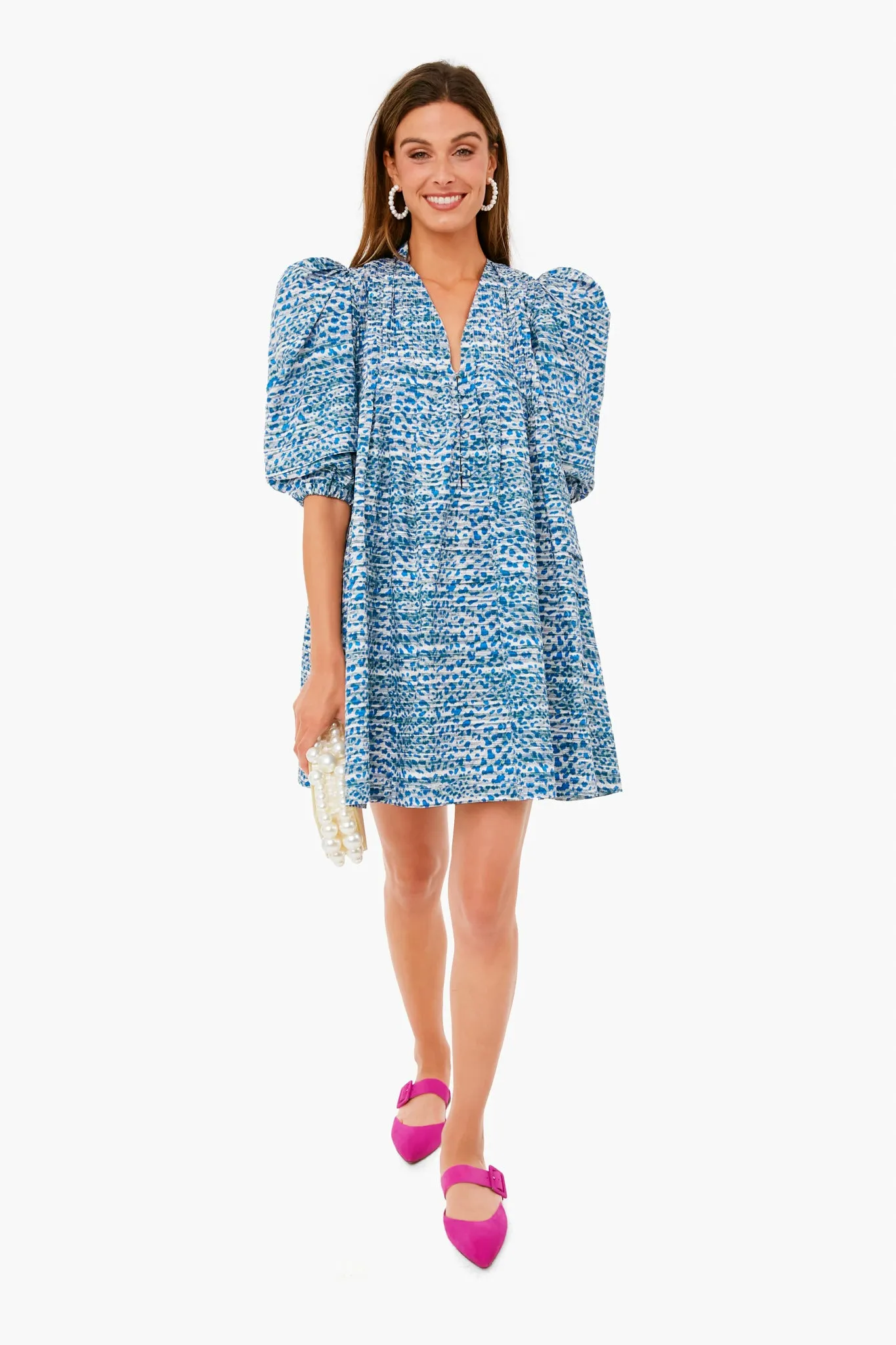 Terrazzo Leopard Jenkins Dress sold by Tuckernuck