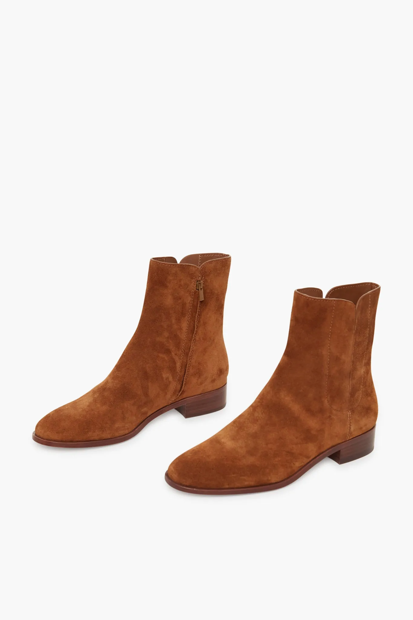 Cacao Suede Ronnie Booties sold by Tuckernuck product image thumbnail 4
