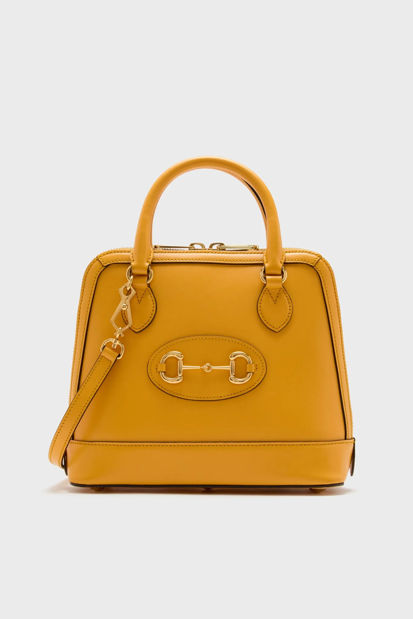 Gucci Orange Horsebit 1955 Small Handle Bag sold by Tuckernuck