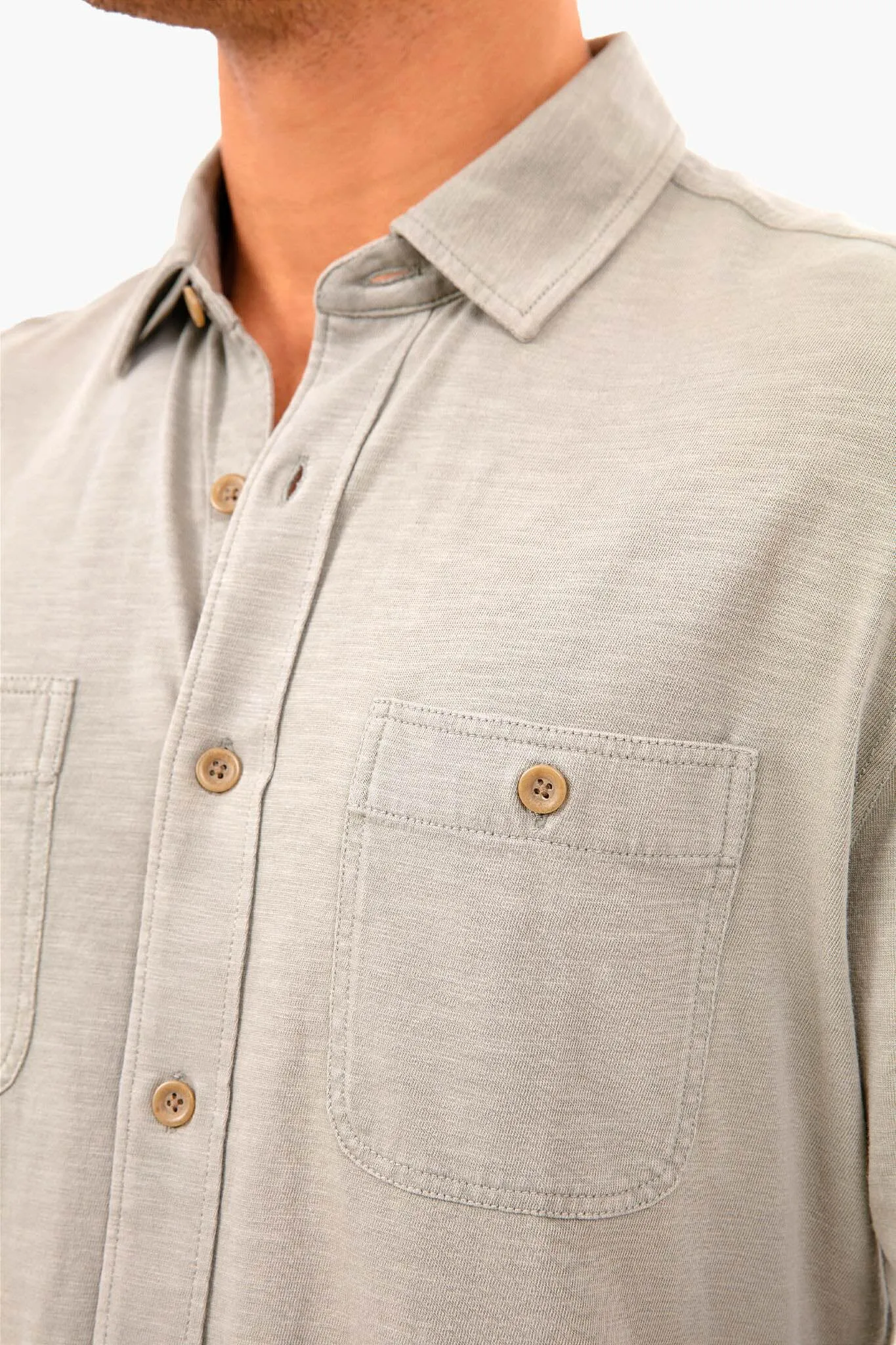 Coastal Sage Knit Seasons Shirt sold by Tuckernuck product image thumbnail 5