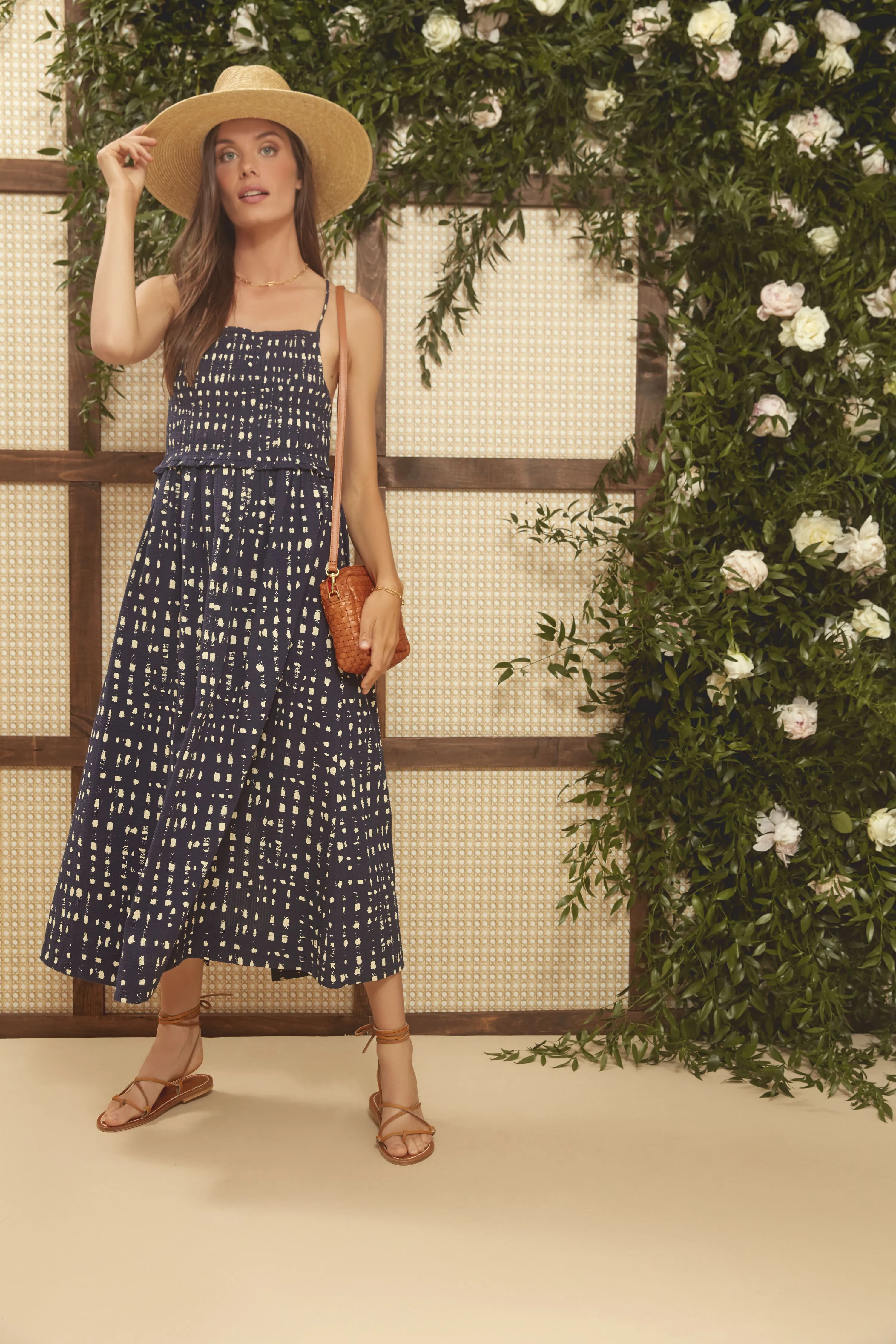 Natural Woven Checker Midi Sac sold by Tuckernuck product image thumbnail 3