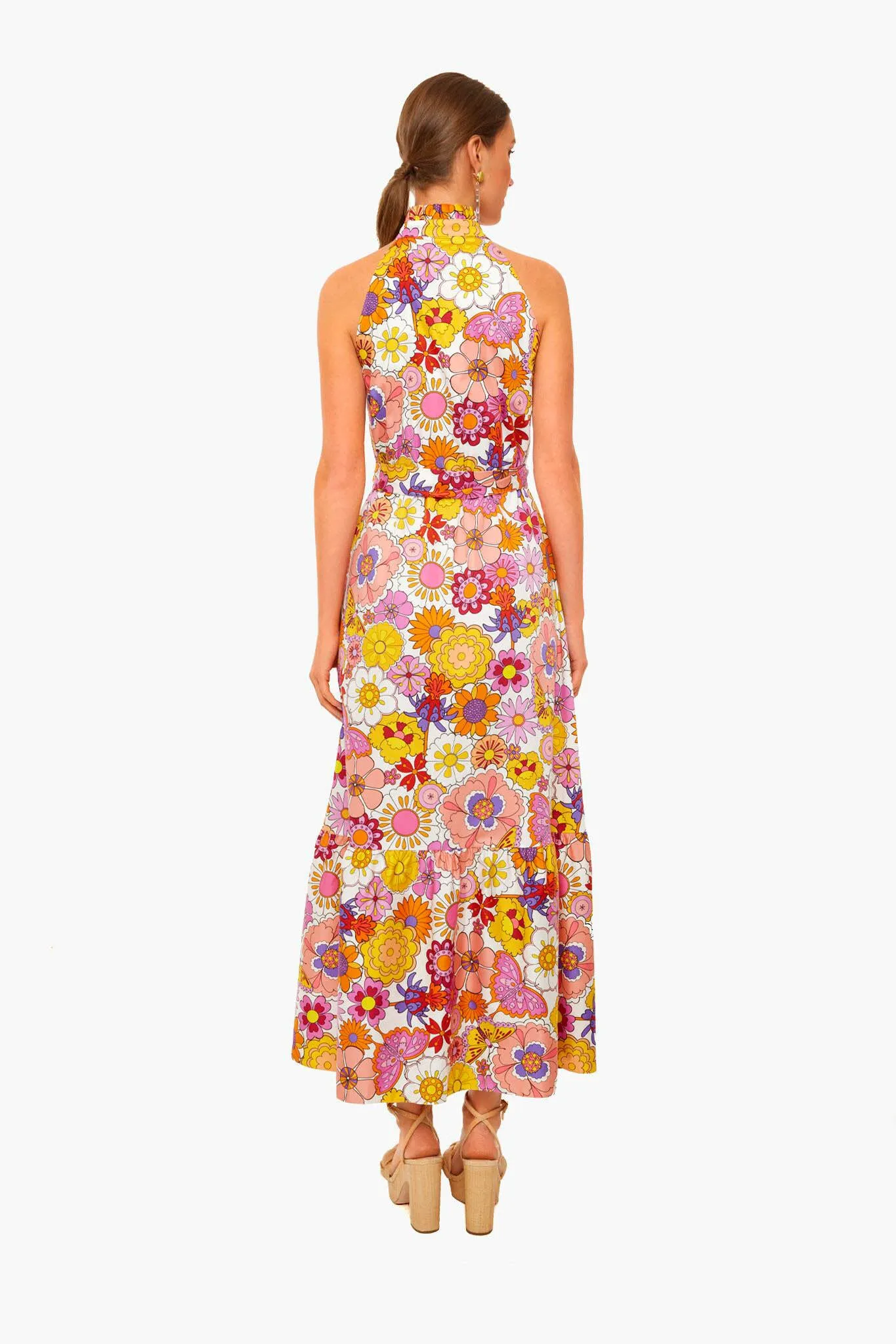 Good Vibes Pink Biba Cotton Dress sold by Tuckernuck product image thumbnail 4