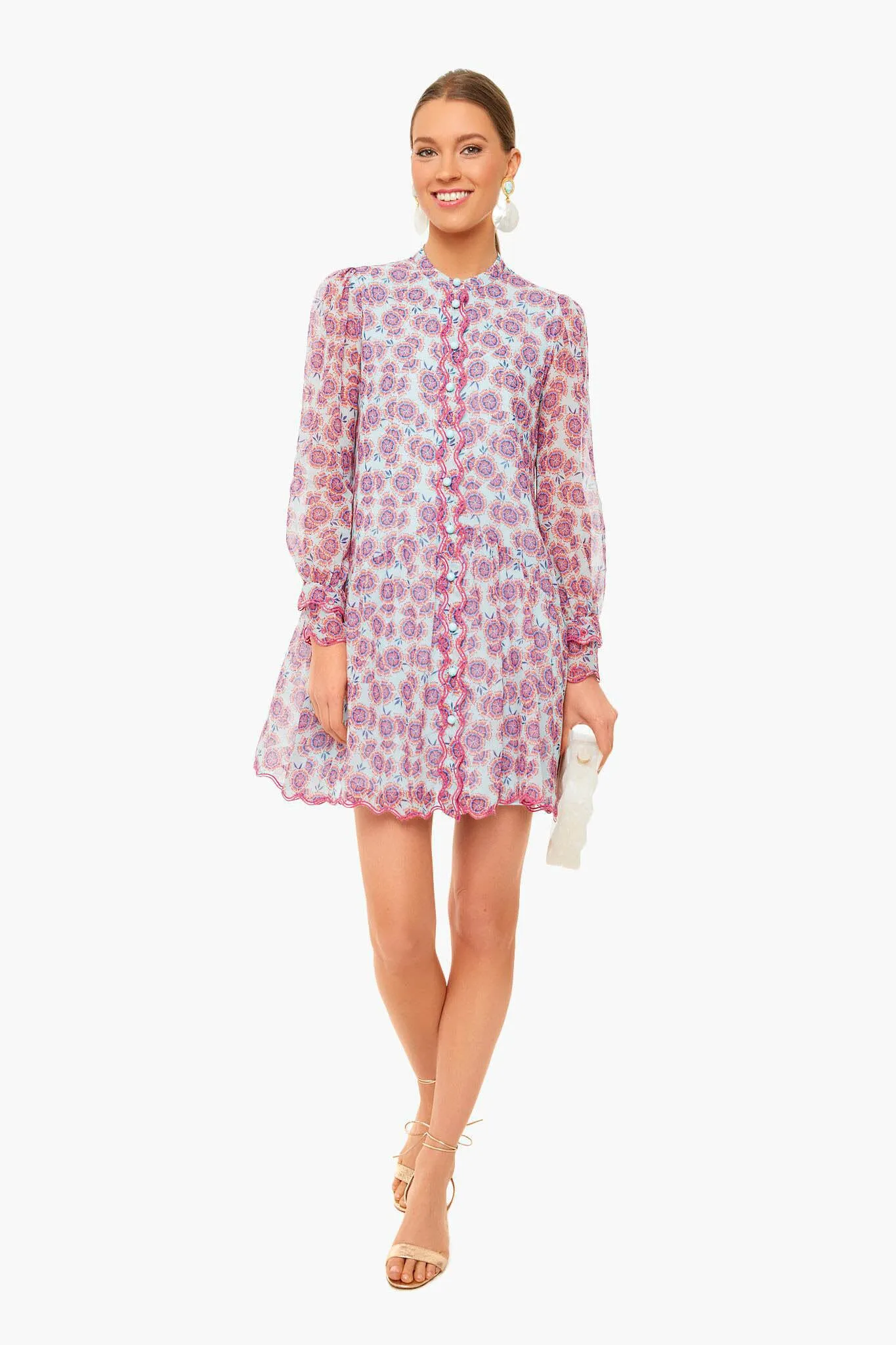 Dragonfruit Tilly Ruffle Eyelet Dress sold by Tuckernuck product image thumbnail 3