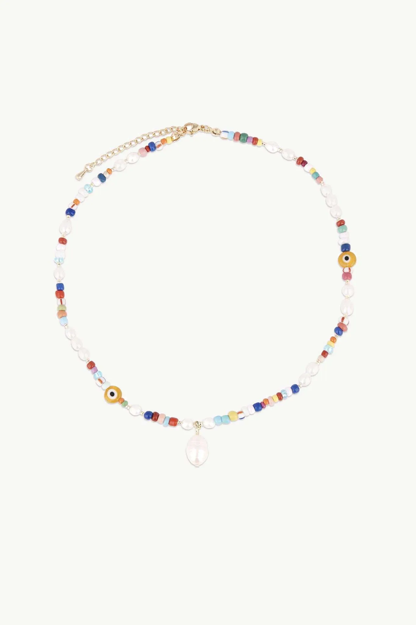 Beaded Multi Pearl Drop Necklace sold by Tuckernuck