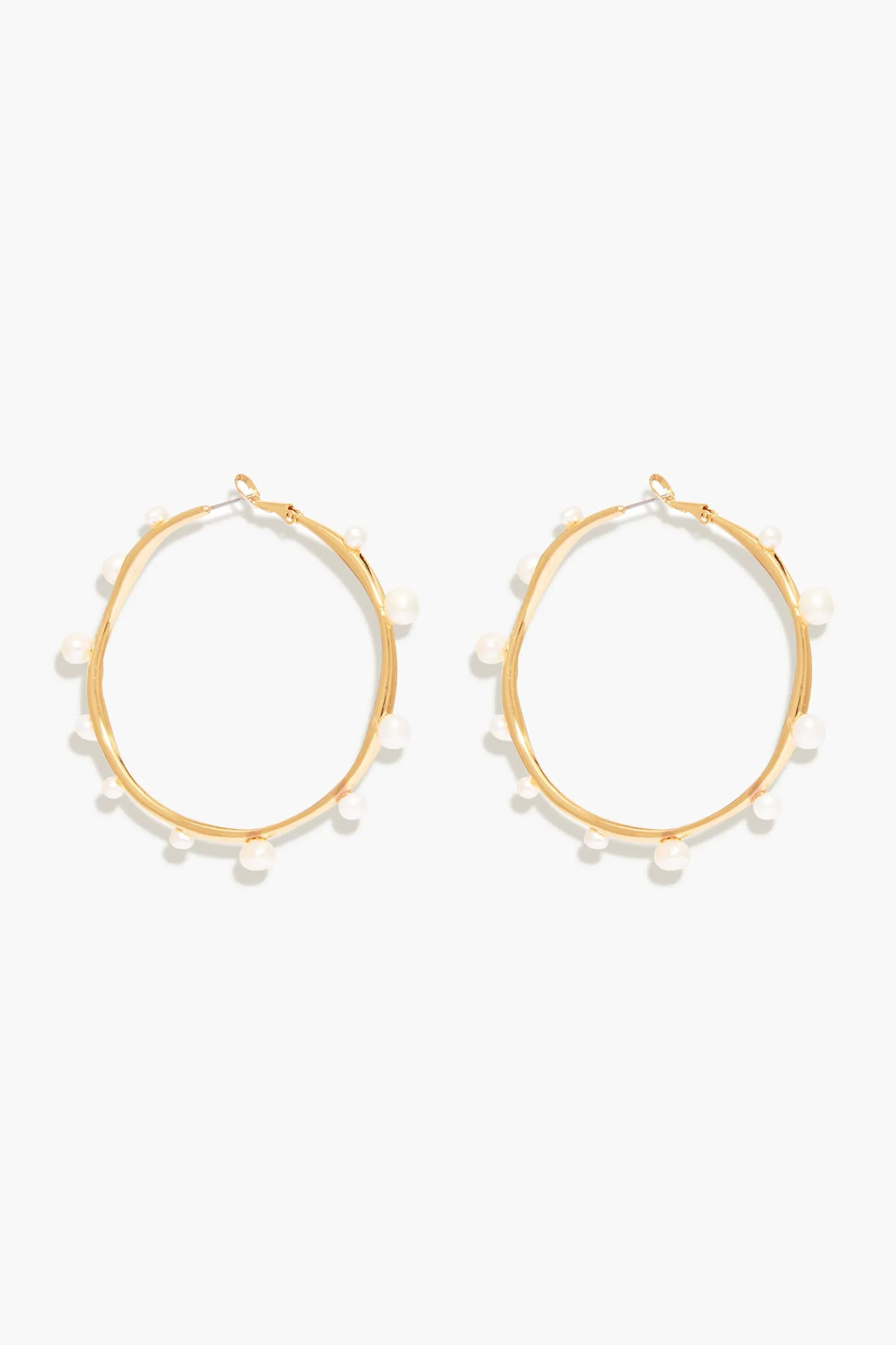 Isla Pearl Hoop sold by Tuckernuck