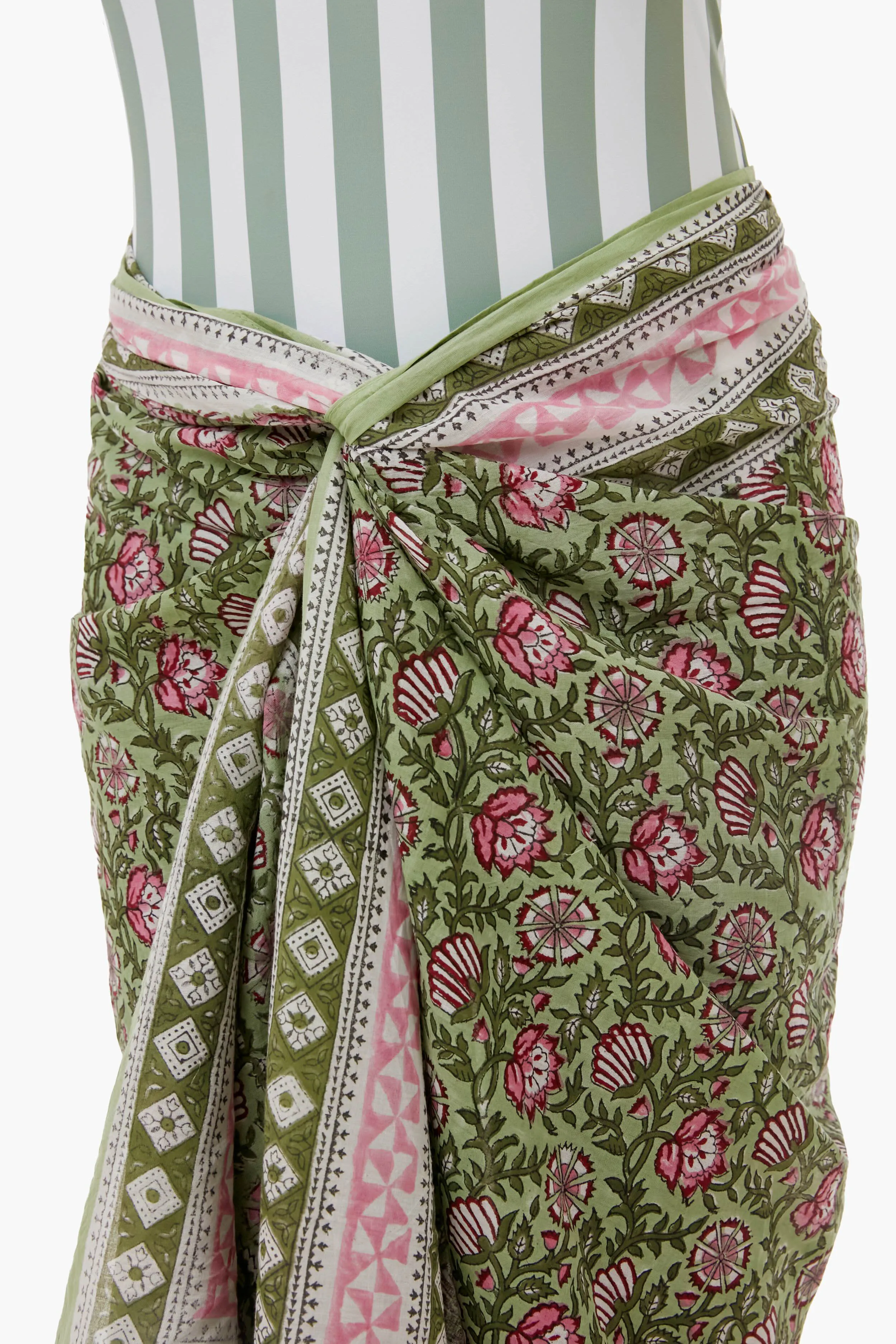 Exclusive Palm Sunrise Sarong sold by Tuckernuck product image thumbnail 5