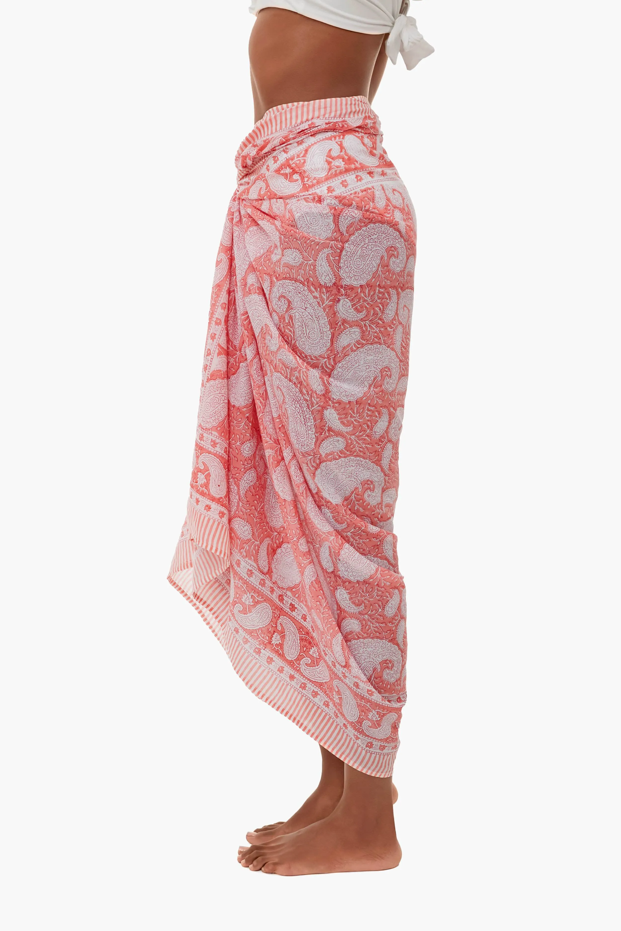 Exclusive Pink Sunset Sarong sold by Tuckernuck product image thumbnail 3