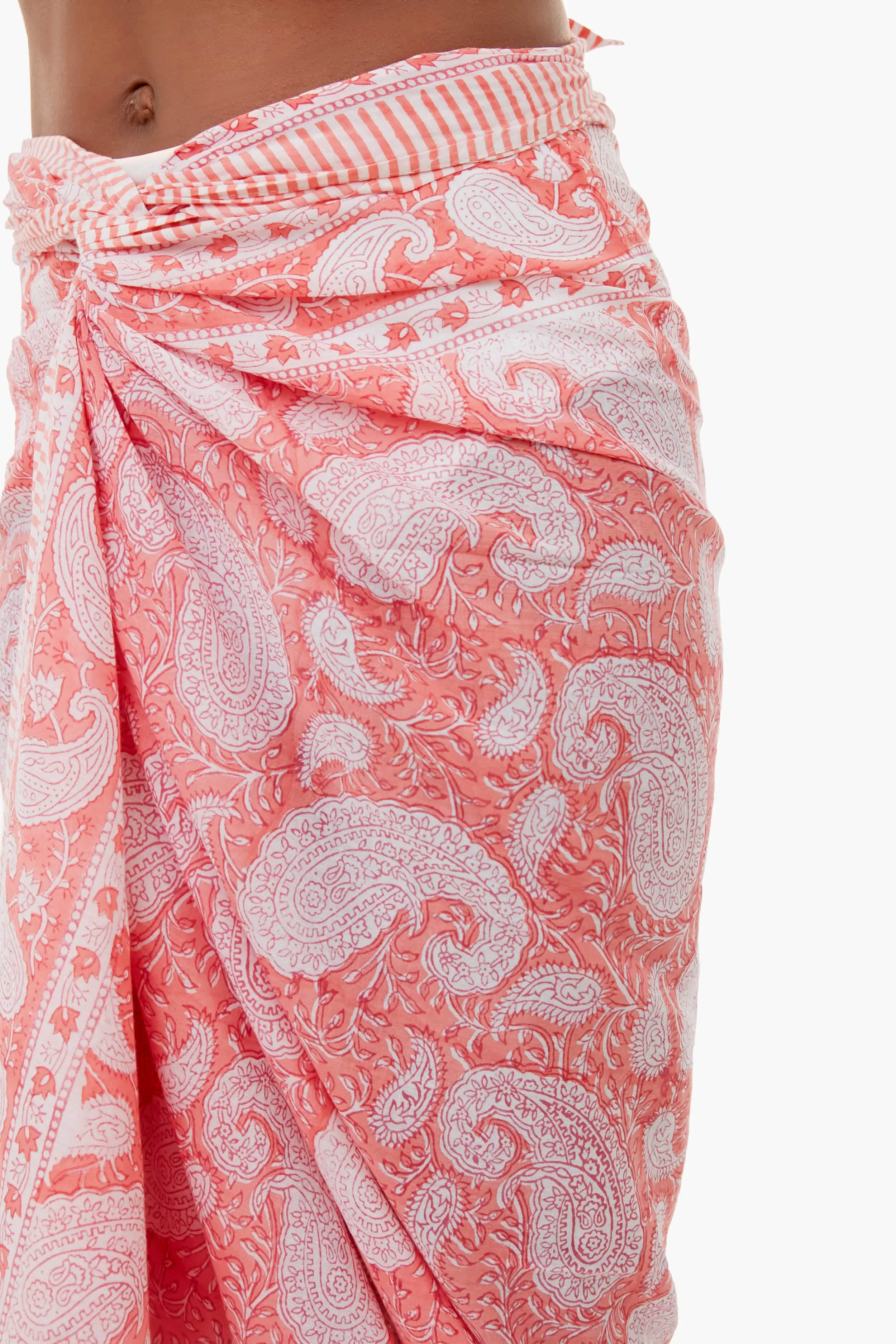 Exclusive Pink Sunset Sarong sold by Tuckernuck product image thumbnail 5