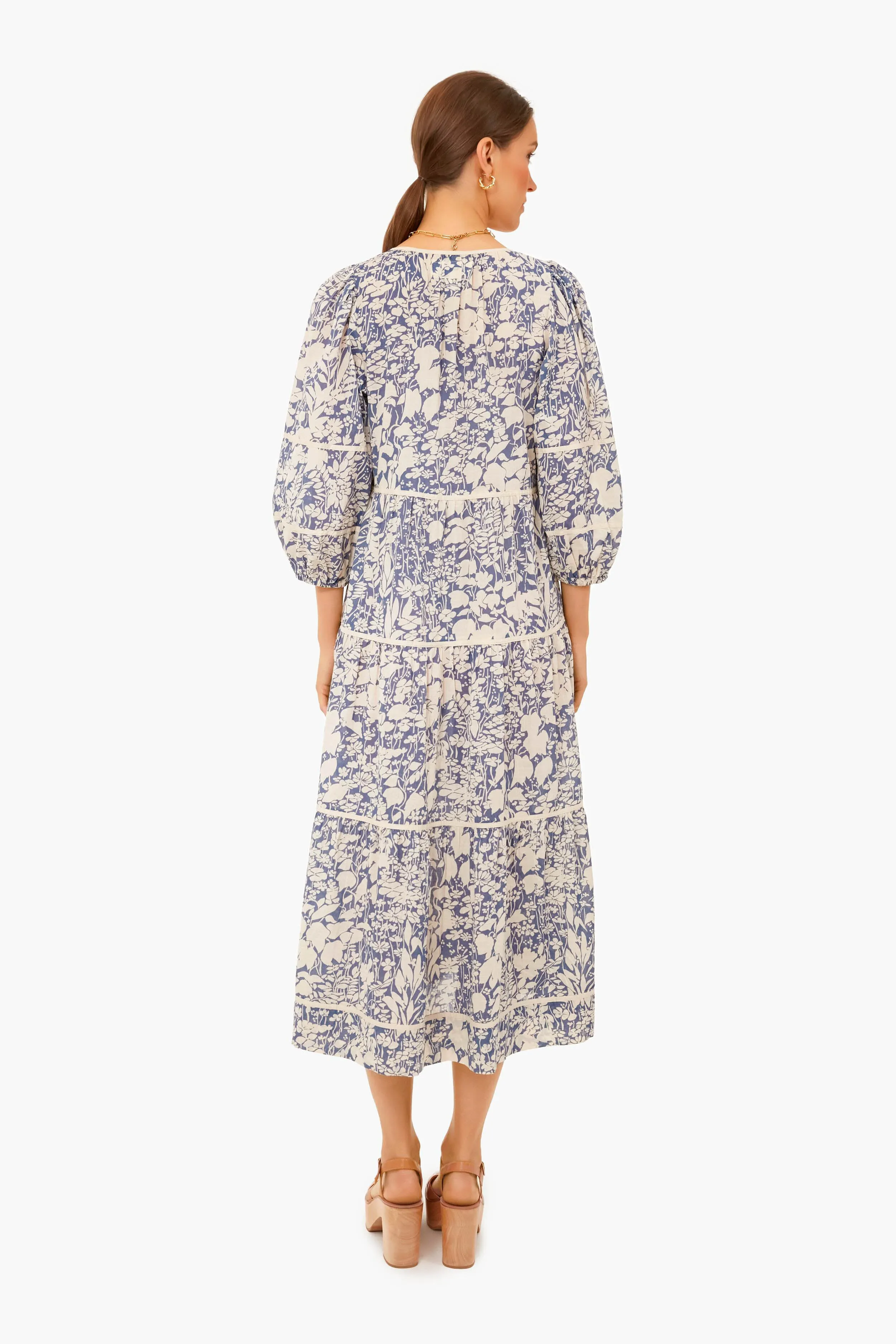 Tassel Tie Blouson Dress sold by Tuckernuck product image thumbnail 4