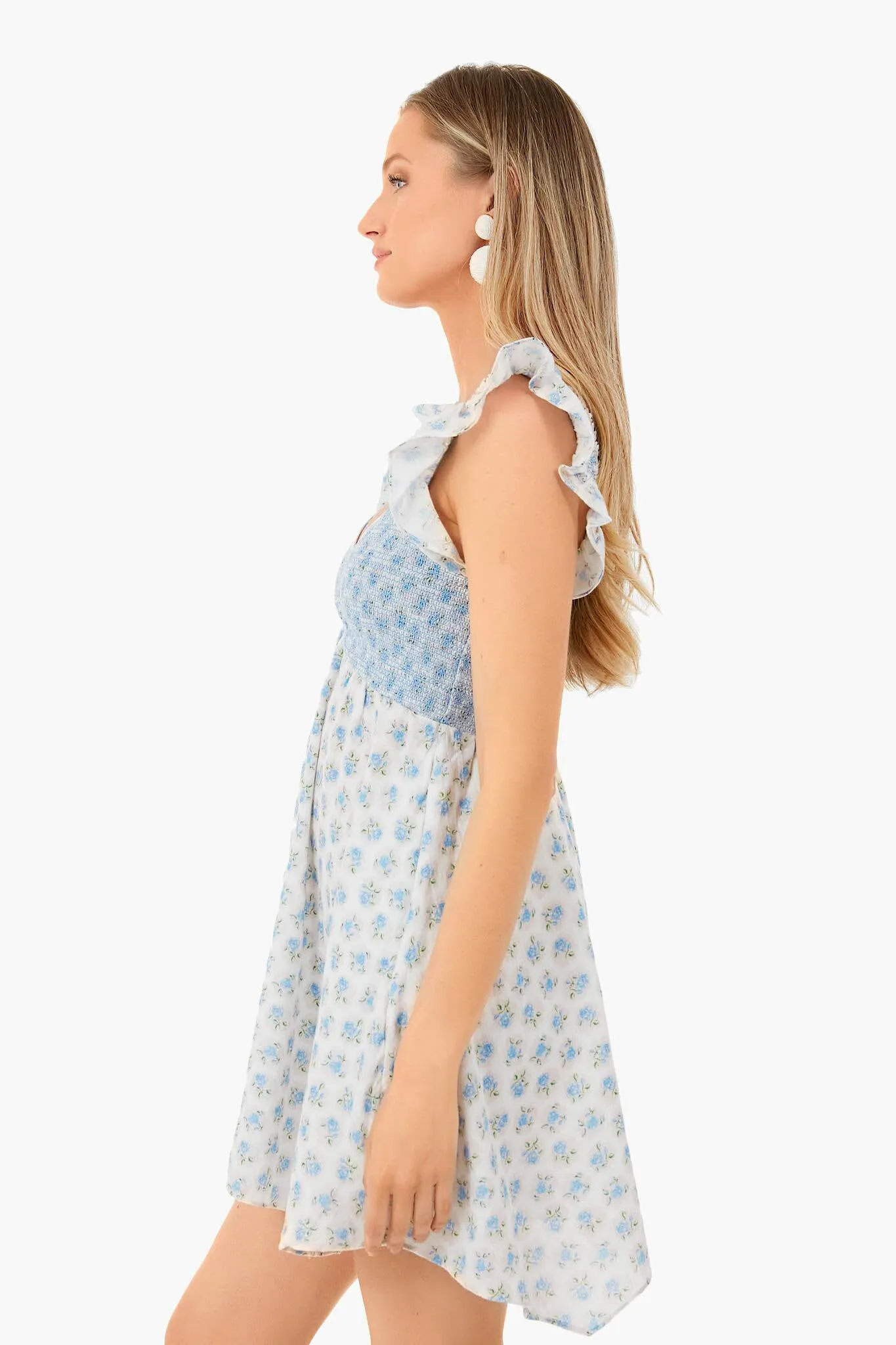 Powder Blue Athalia Dress sold by Tuckernuck product image thumbnail 3