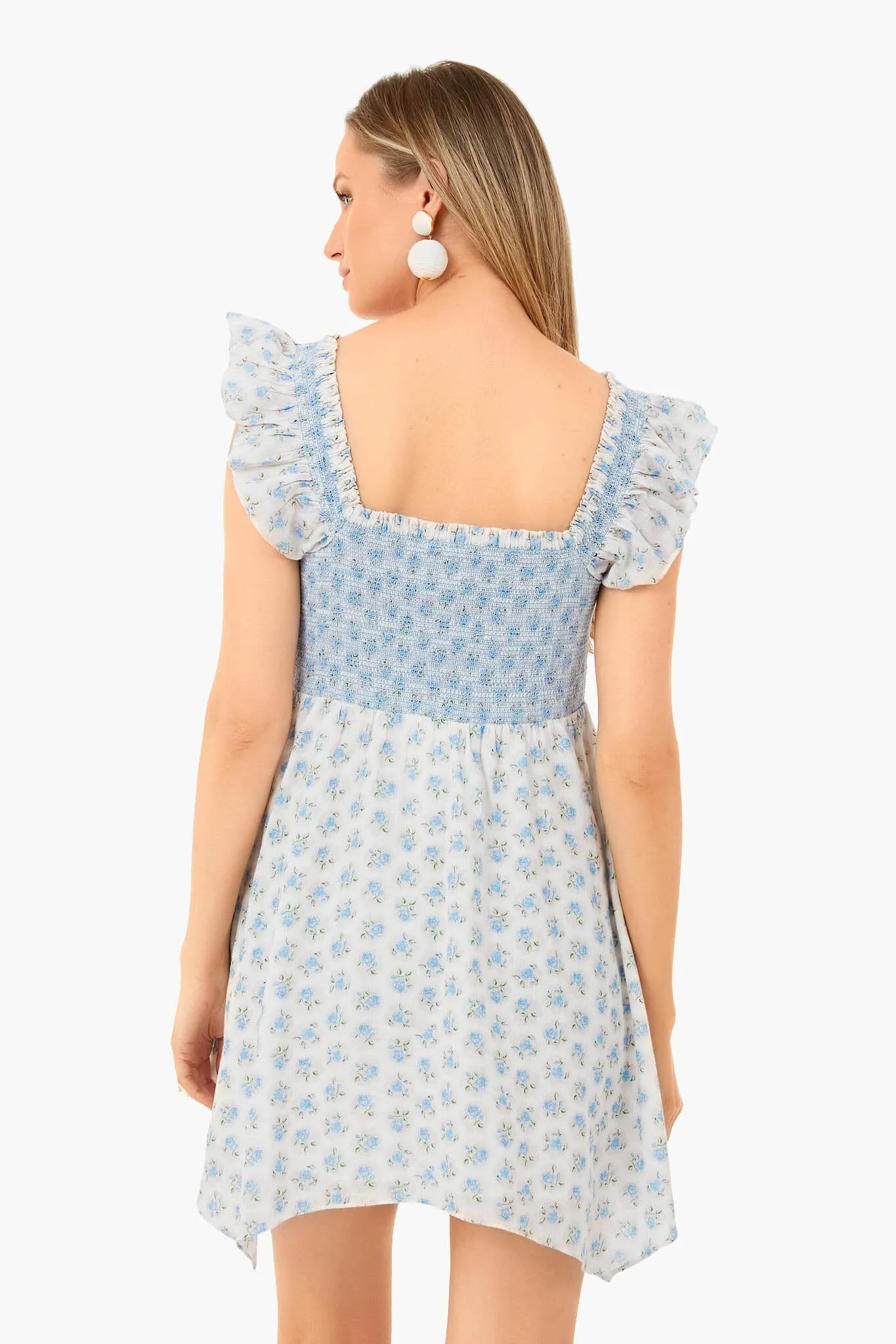 Powder Blue Athalia Dress sold by Tuckernuck product image thumbnail 4