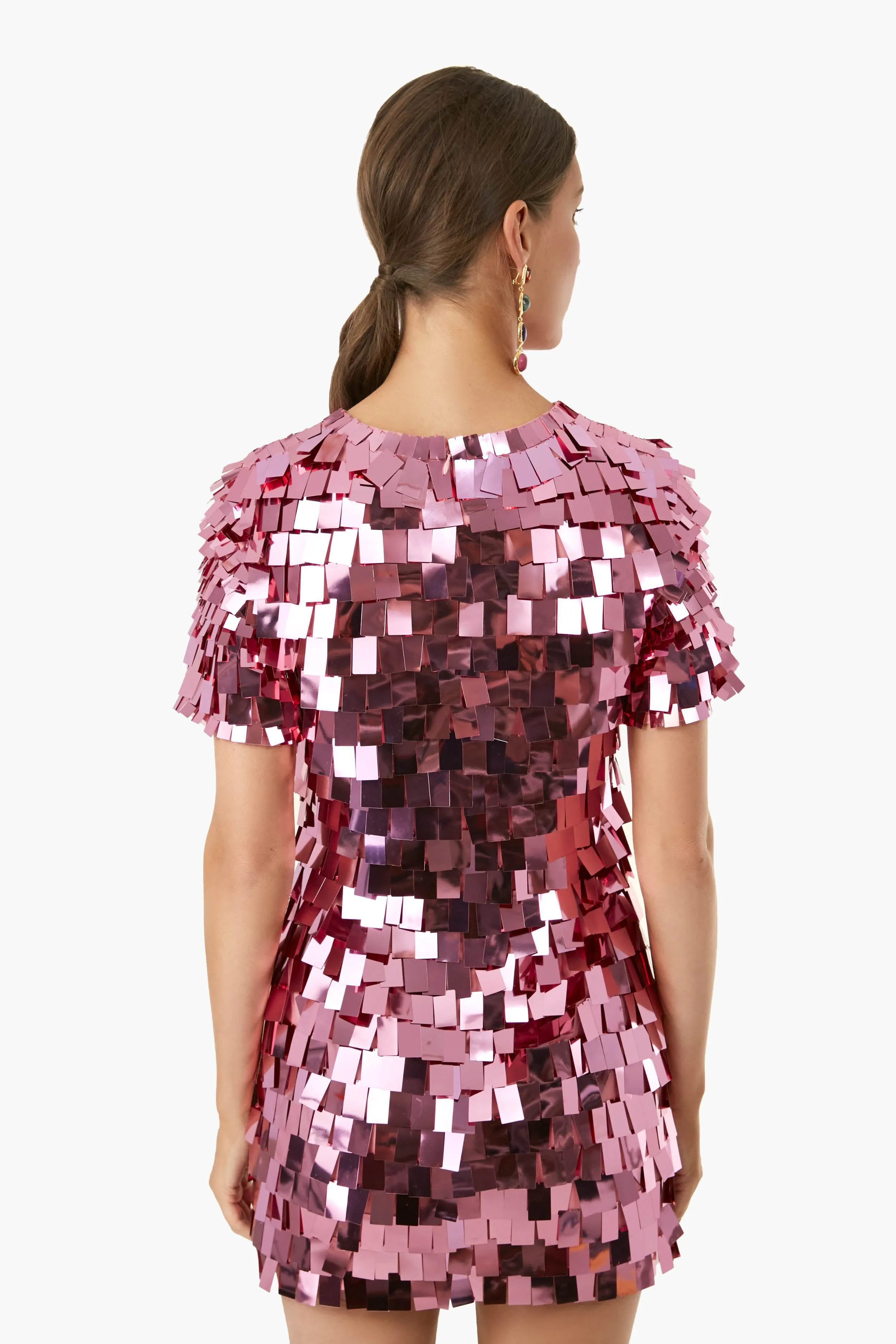 Punch Vivienne Embroidered Sequin Mini Dress sold by Tuckernuck product image thumbnail 4