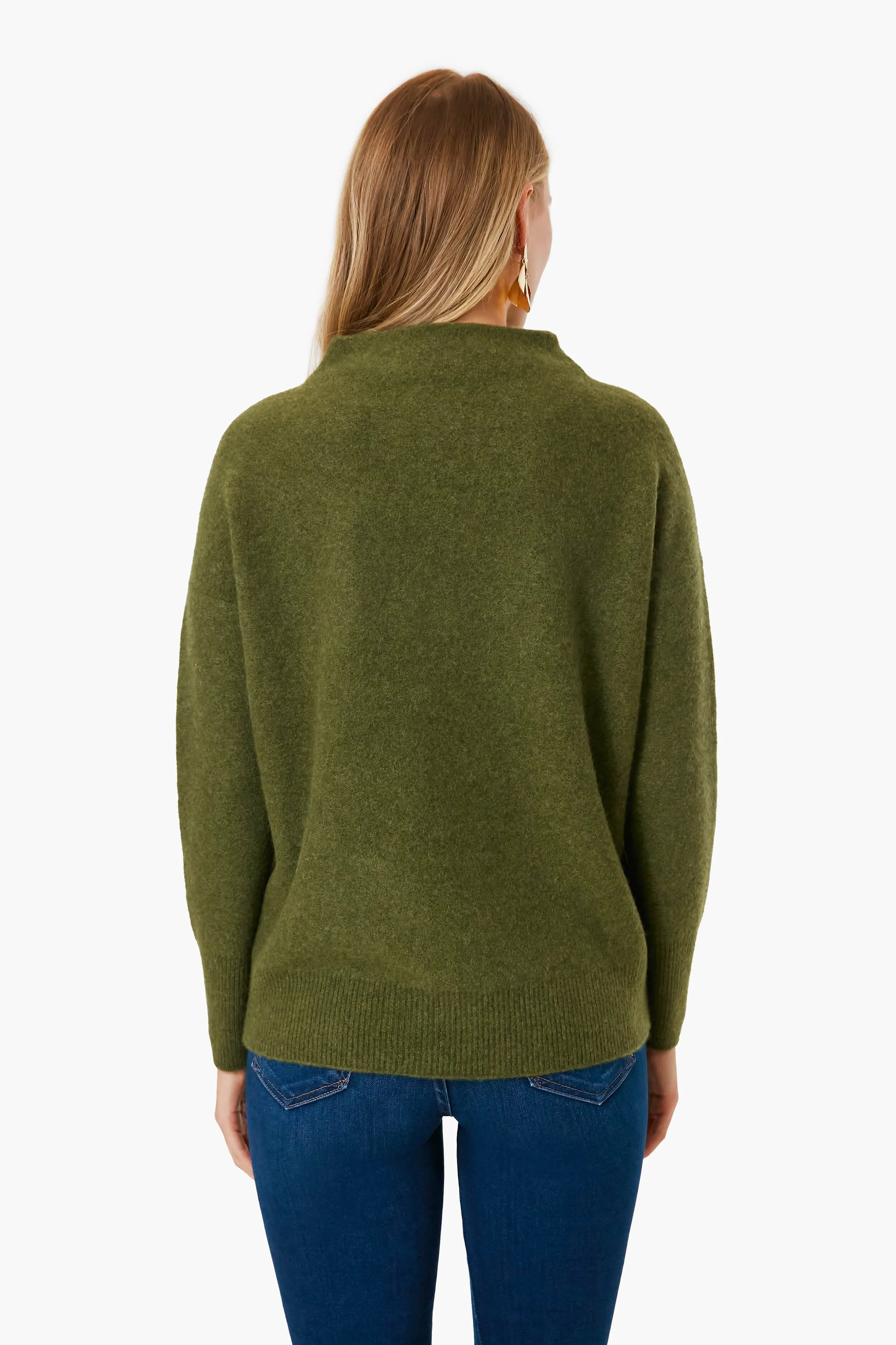 Heather Bay Leaf Funnel Neck Sweater sold by Tuckernuck product image thumbnail 4