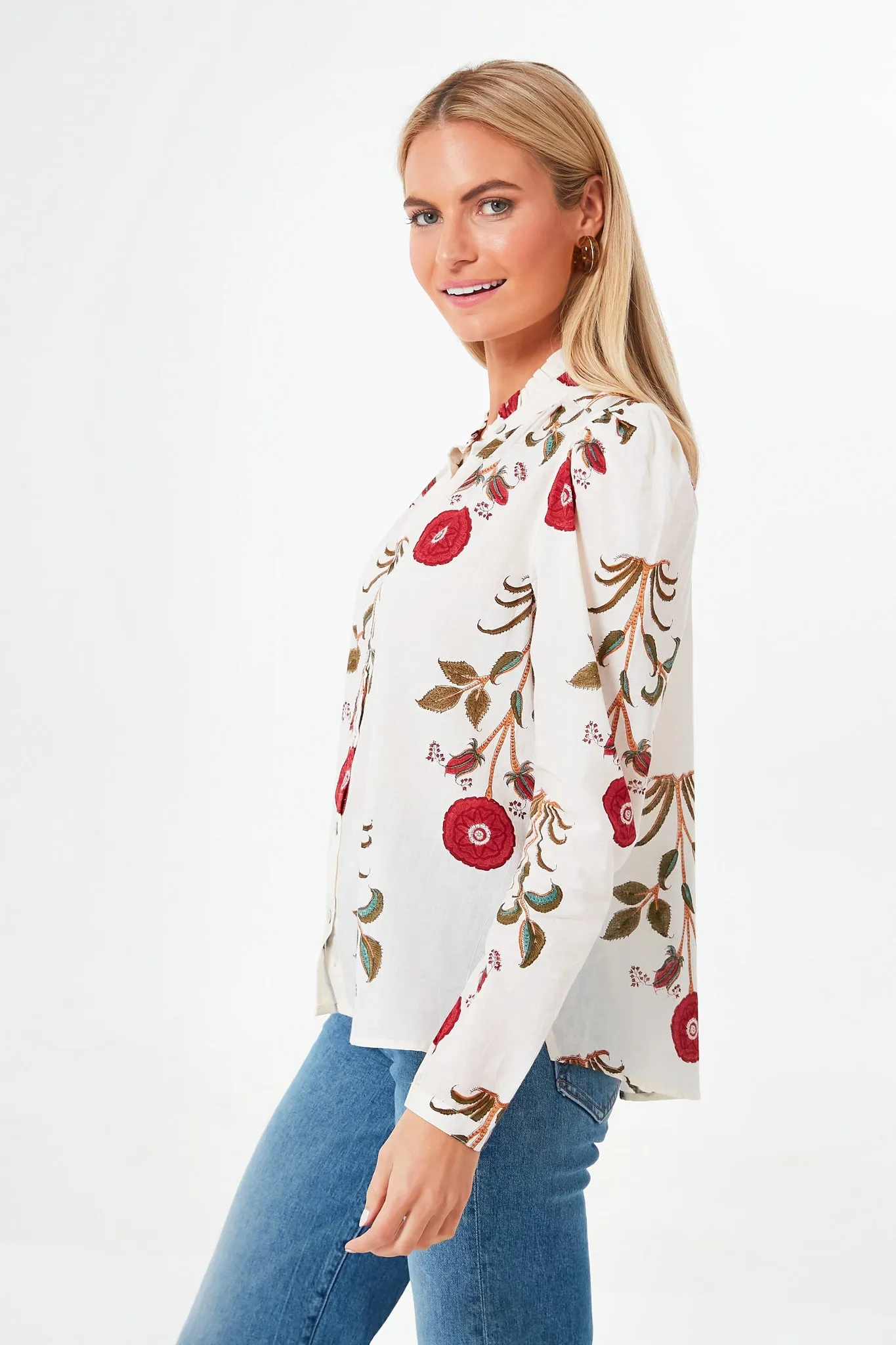Annabel Cotswold Bloom Shirt sold by Tuckernuck product image thumbnail 3