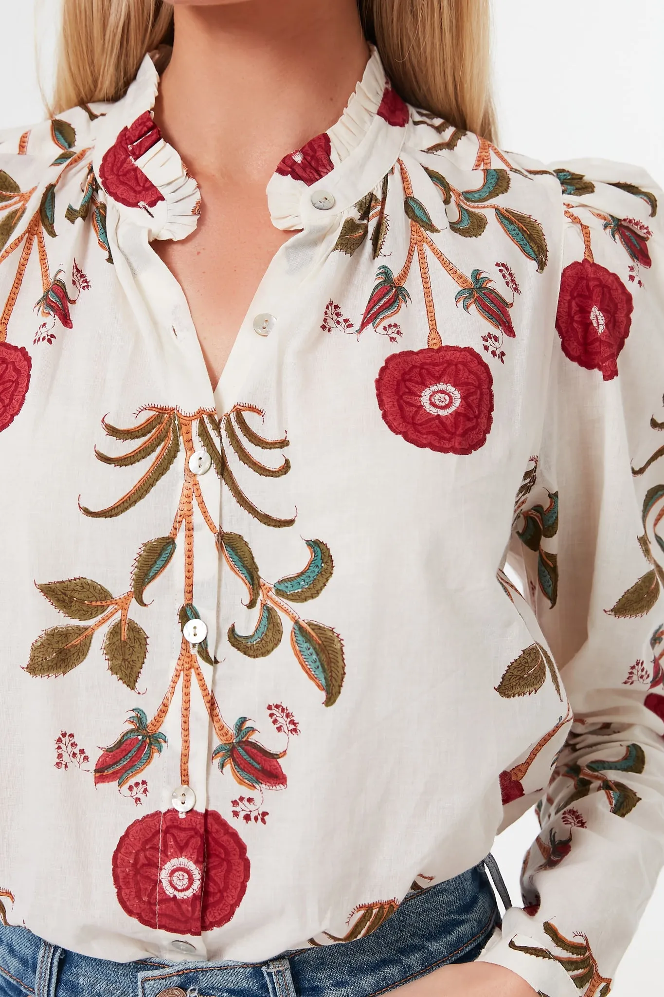 Annabel Cotswold Bloom Shirt sold by Tuckernuck product image thumbnail 5