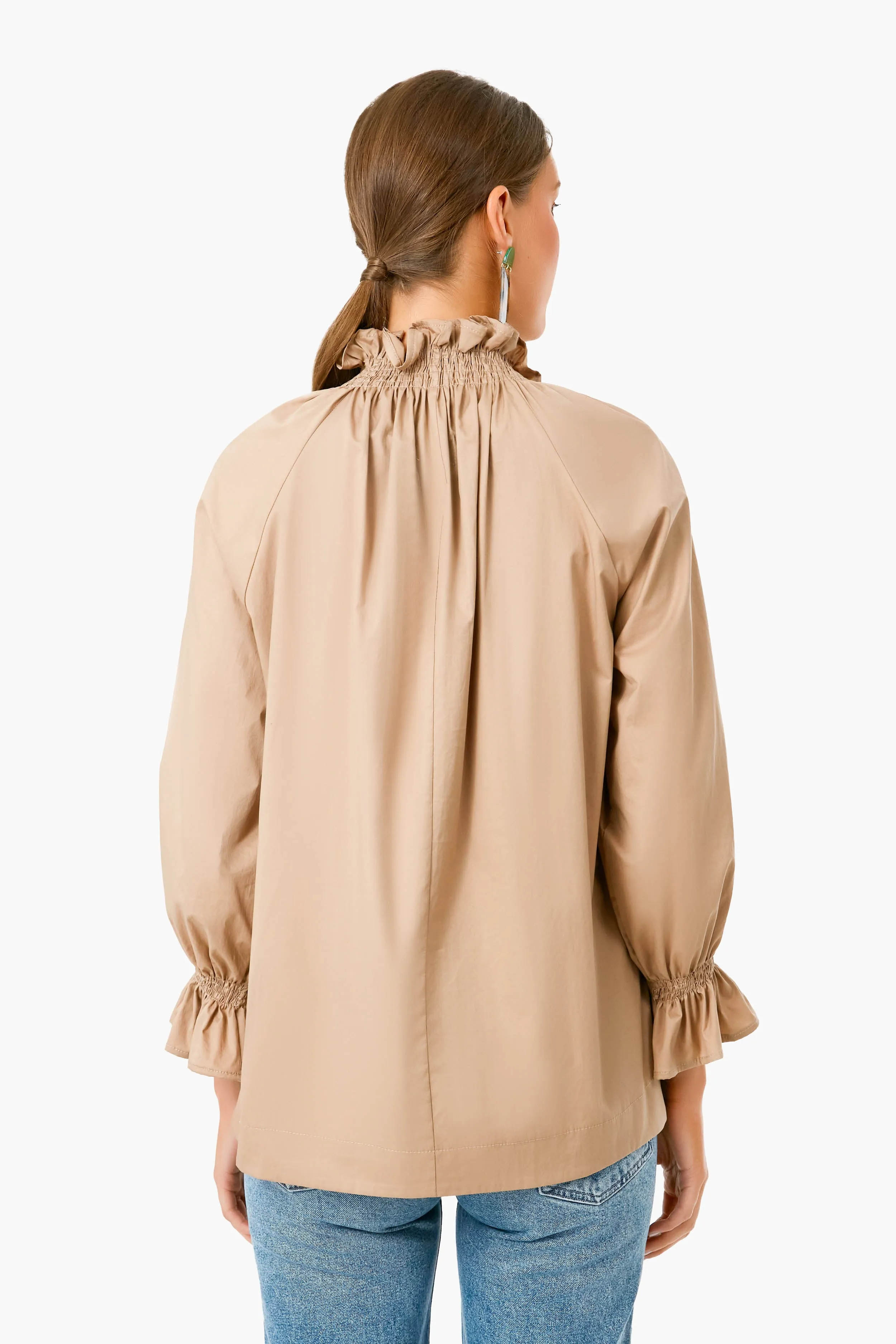 Beige Franka Long Sleeve Top sold by Tuckernuck product image thumbnail 4