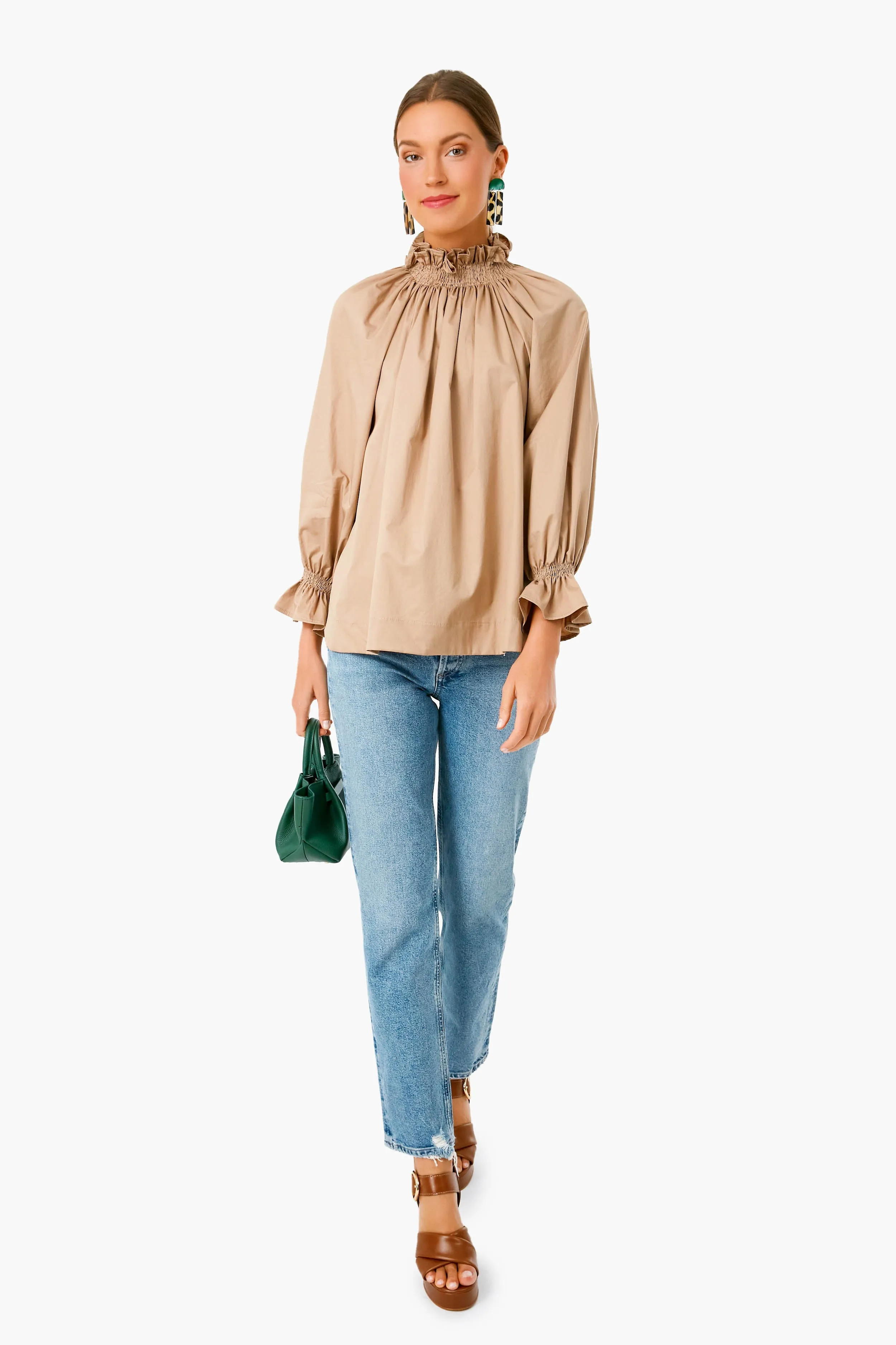 Beige Franka Long Sleeve Top sold by Tuckernuck product image thumbnail 2