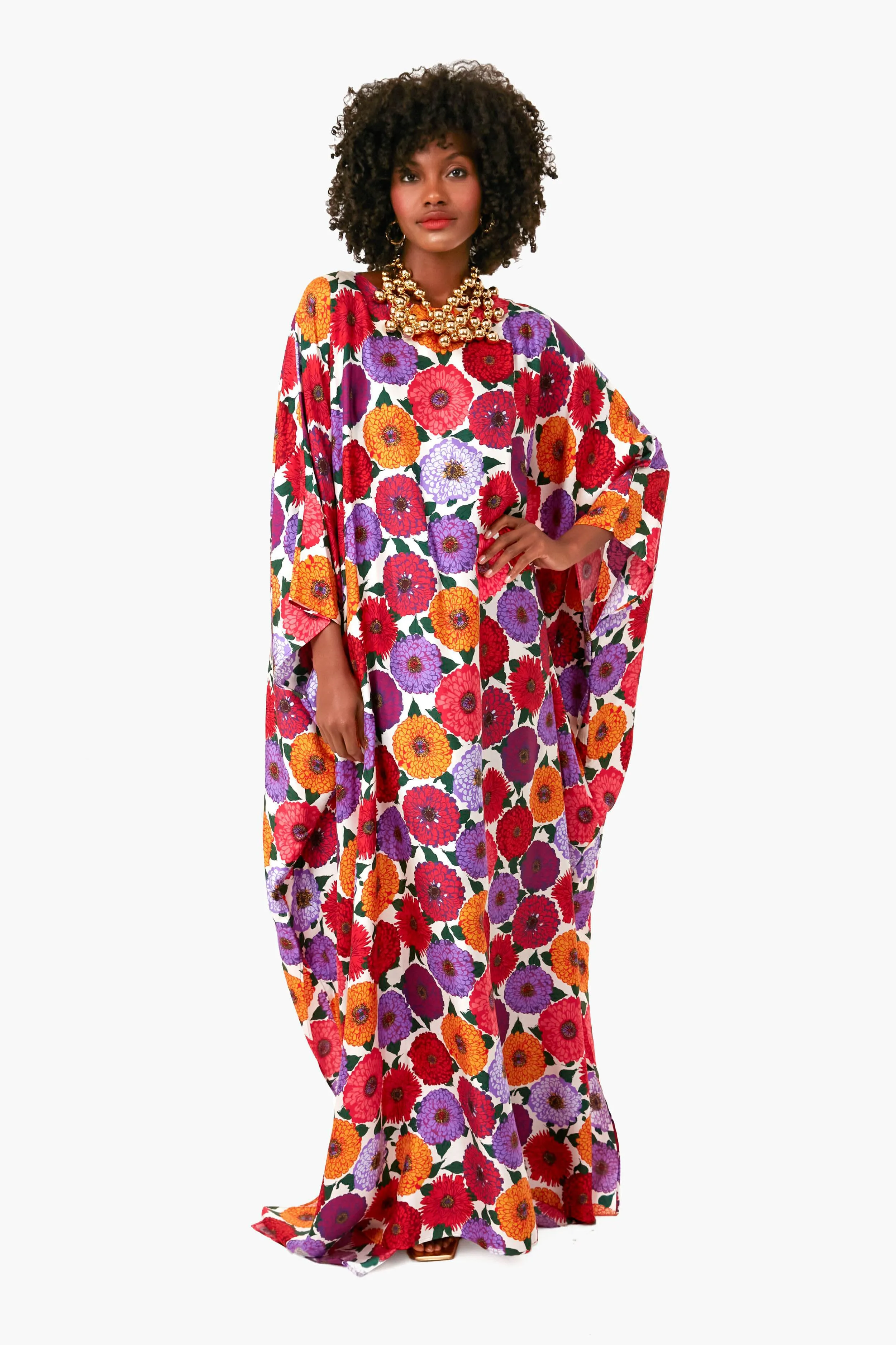 Gold Cluster Drops Necklace sold by Tuckernuck product image thumbnail 3