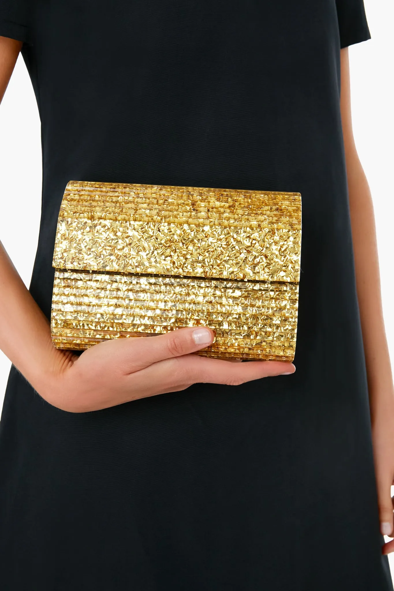 Gold Stacer Acrylic Clutch sold by Tuckernuck product image thumbnail 2
