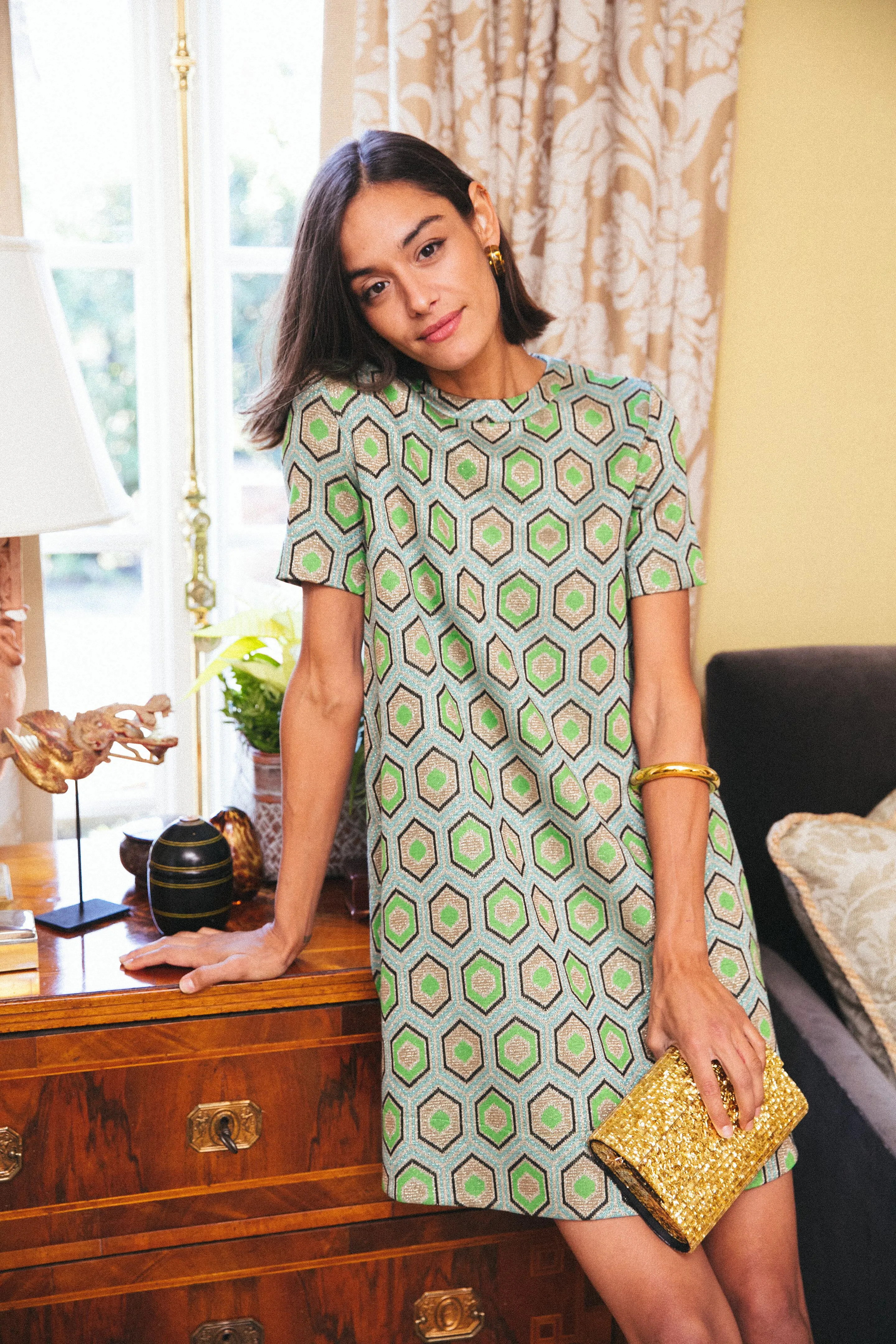 Gold Stacer Acrylic Clutch sold by Tuckernuck product image thumbnail 4