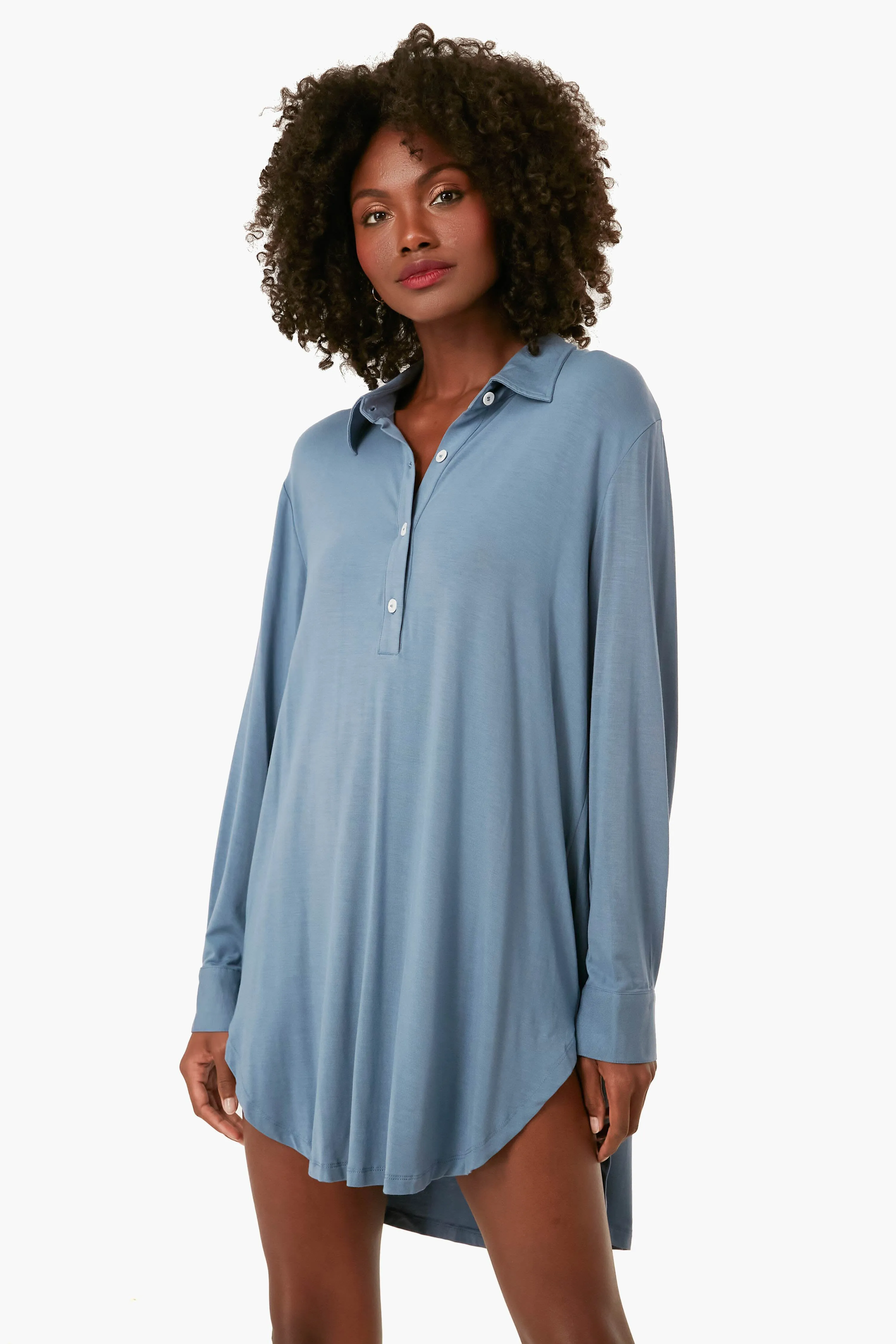 Coastal Blue Gisele Boyfriend Sleepshirt sold by Tuckernuck