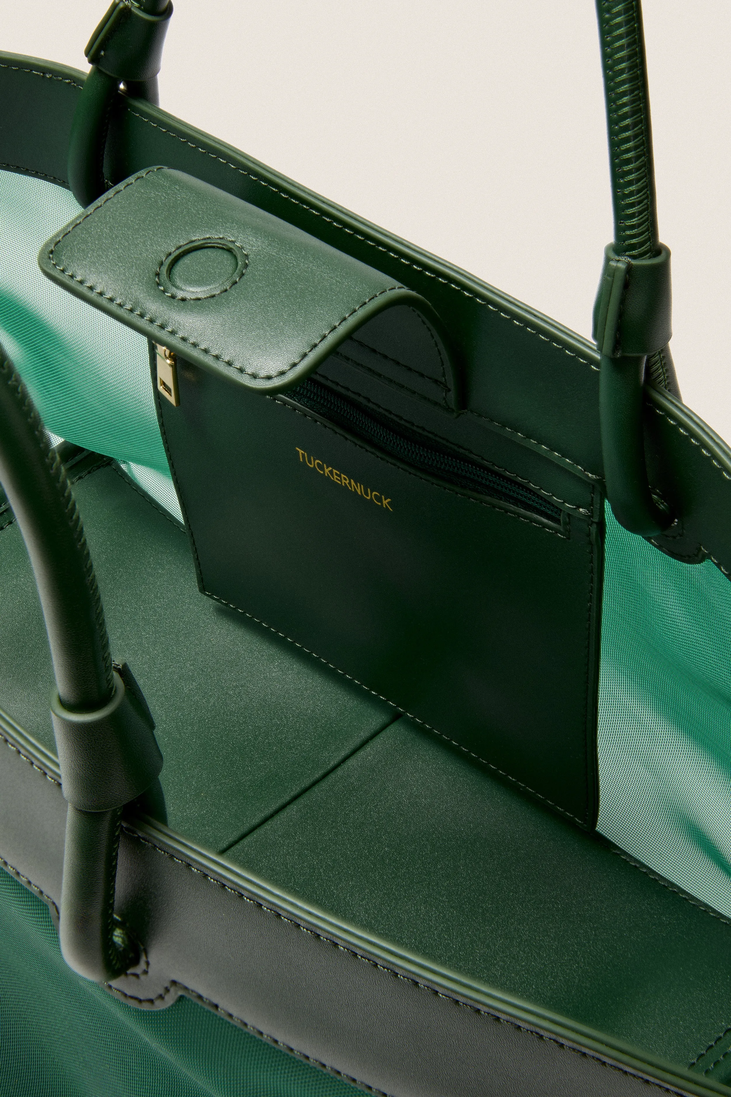 Green Mesh Brett Tote sold by Tuckernuck product image thumbnail 3