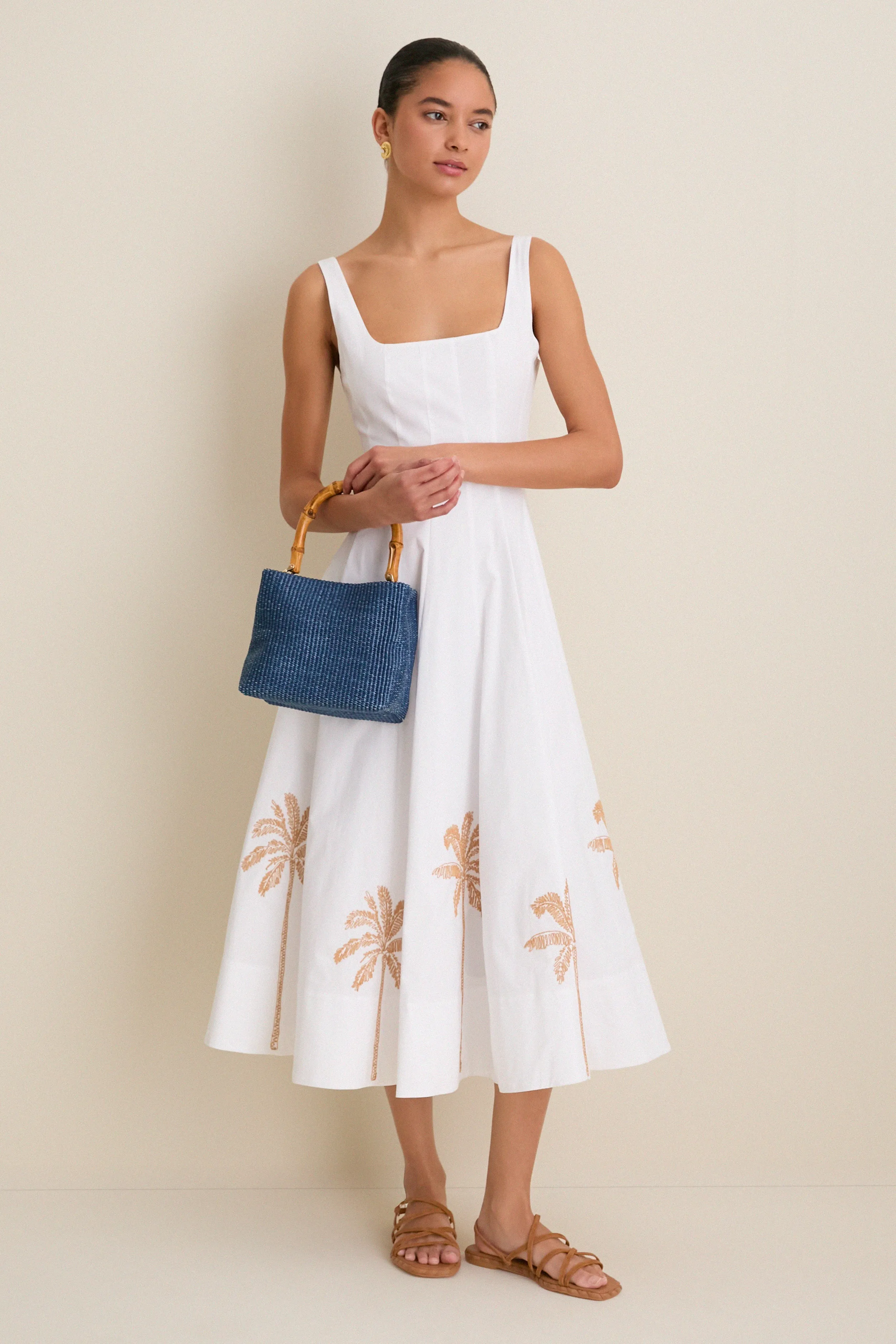 Navy Raffia Audrey Lady bag sold by Tuckernuck product image thumbnail 4