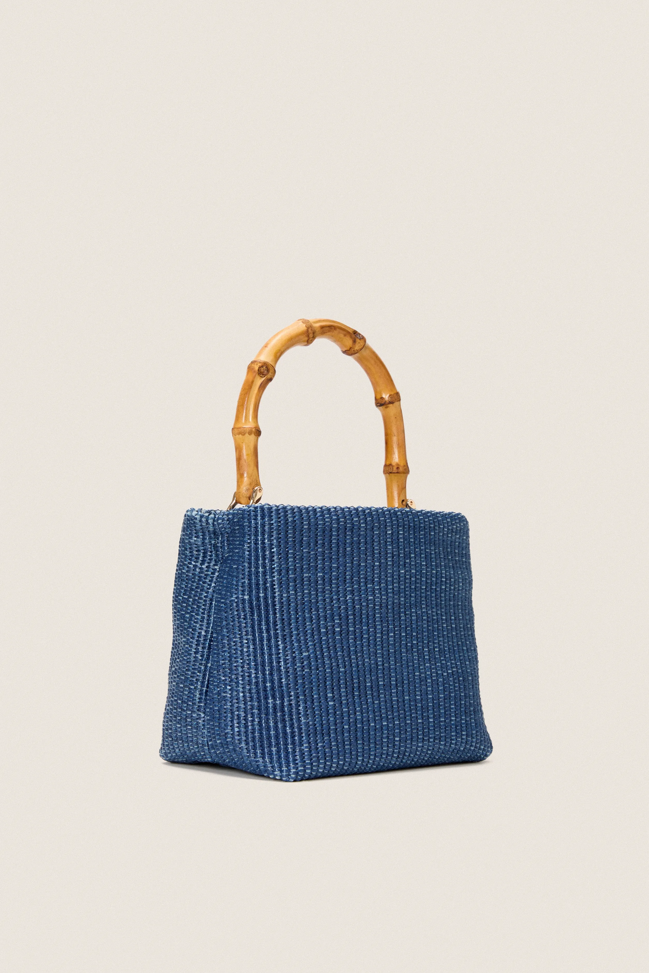 Navy Raffia Audrey Lady bag sold by Tuckernuck product image thumbnail 5