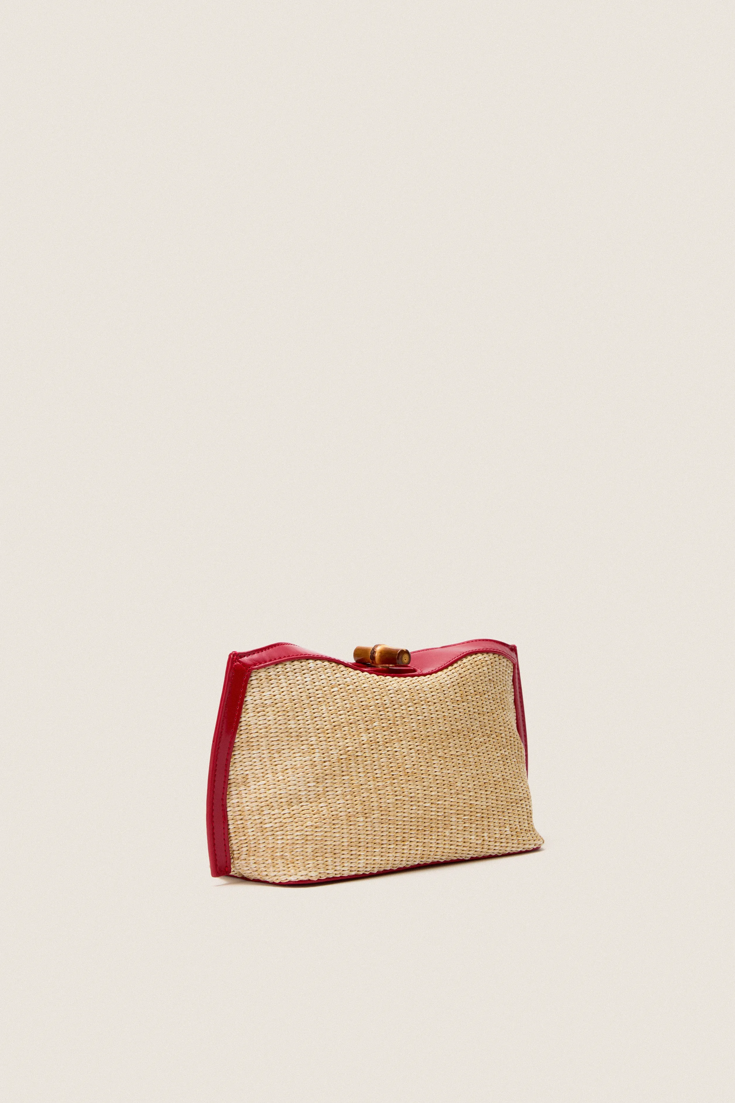 Cherry and Raffia Lock Clutch sold by Tuckernuck product image thumbnail 5
