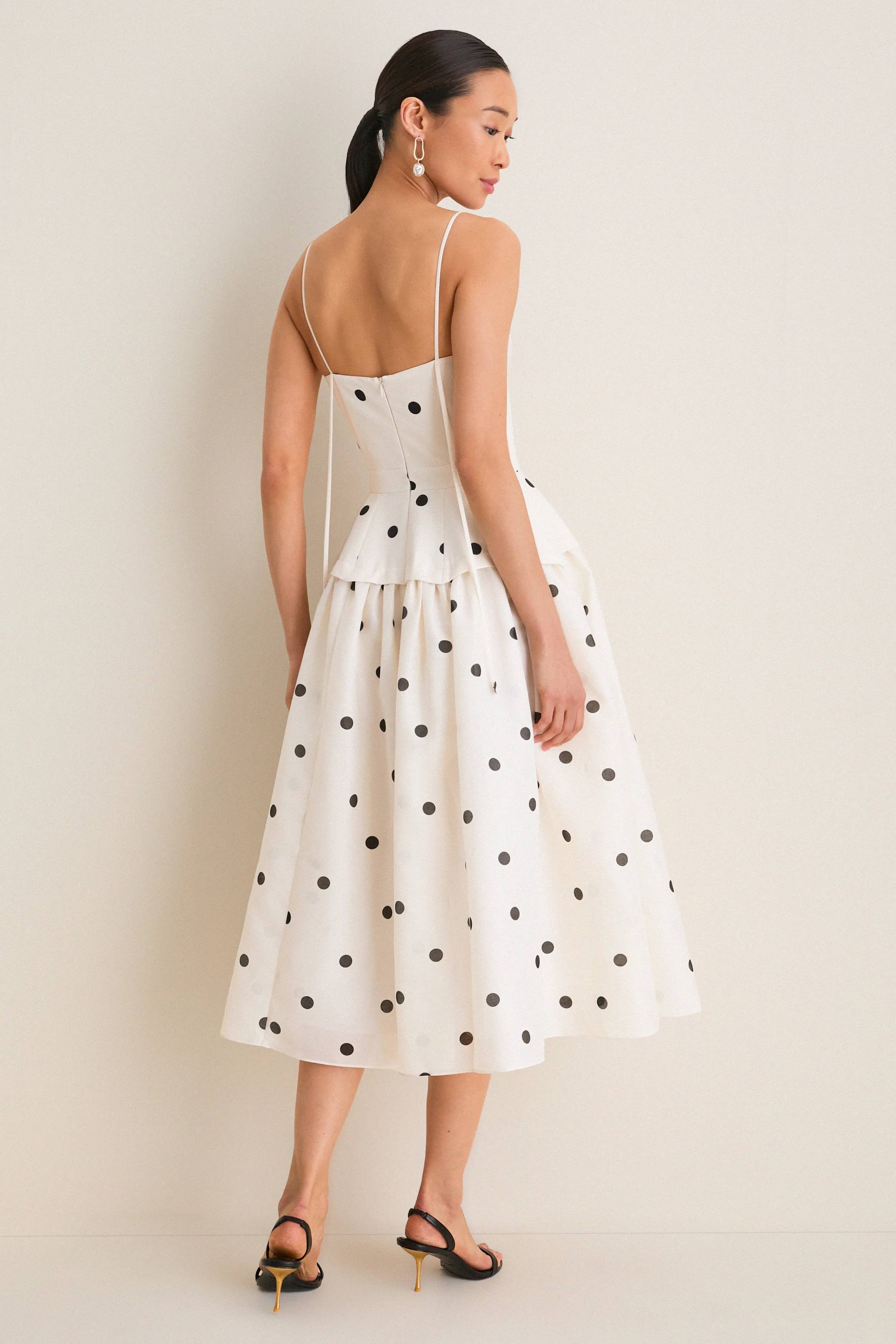 Ivory and Black Parma Dress sold by Tuckernuck product image thumbnail 5