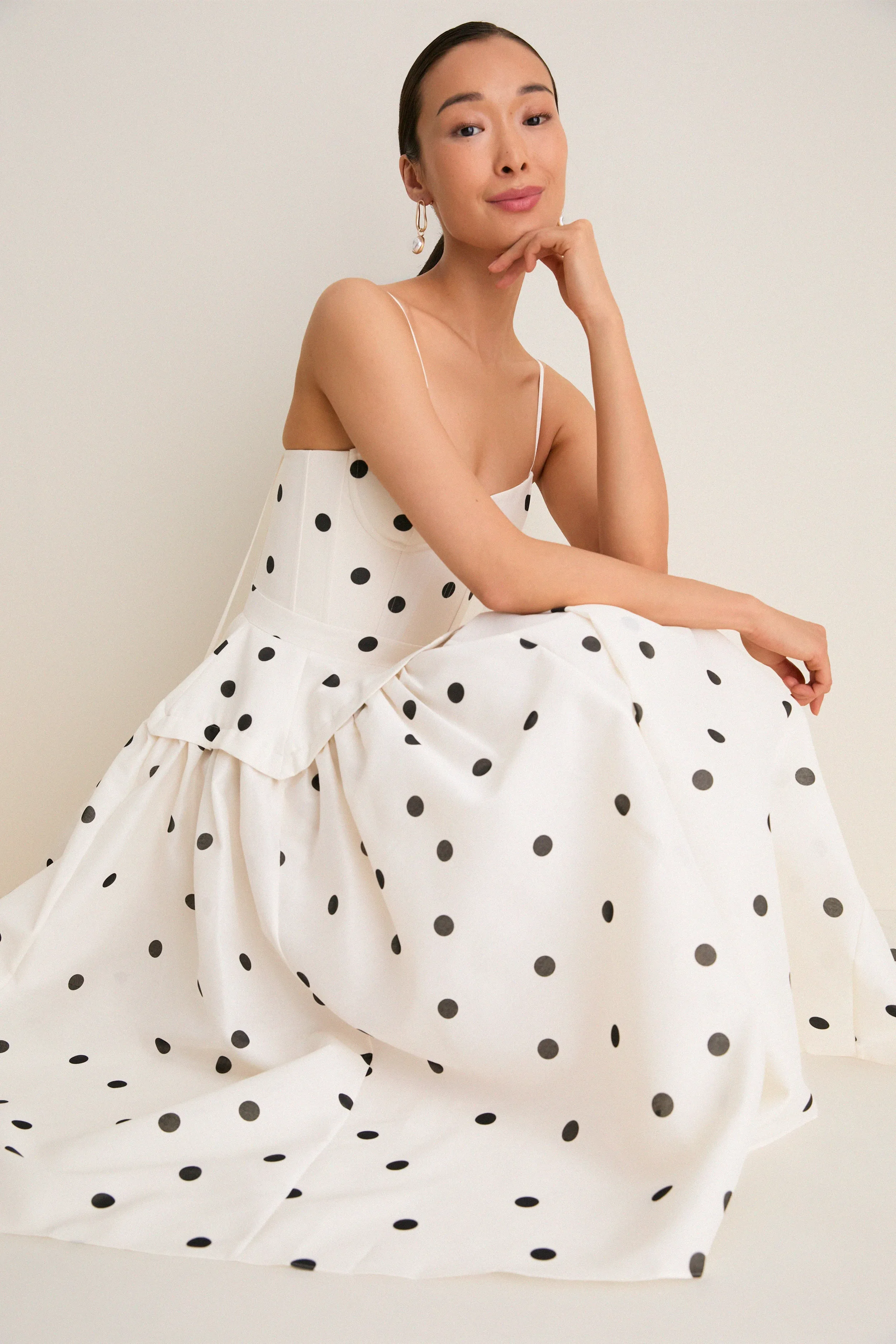 Ivory and Black Parma Dress sold by Tuckernuck product image thumbnail 2