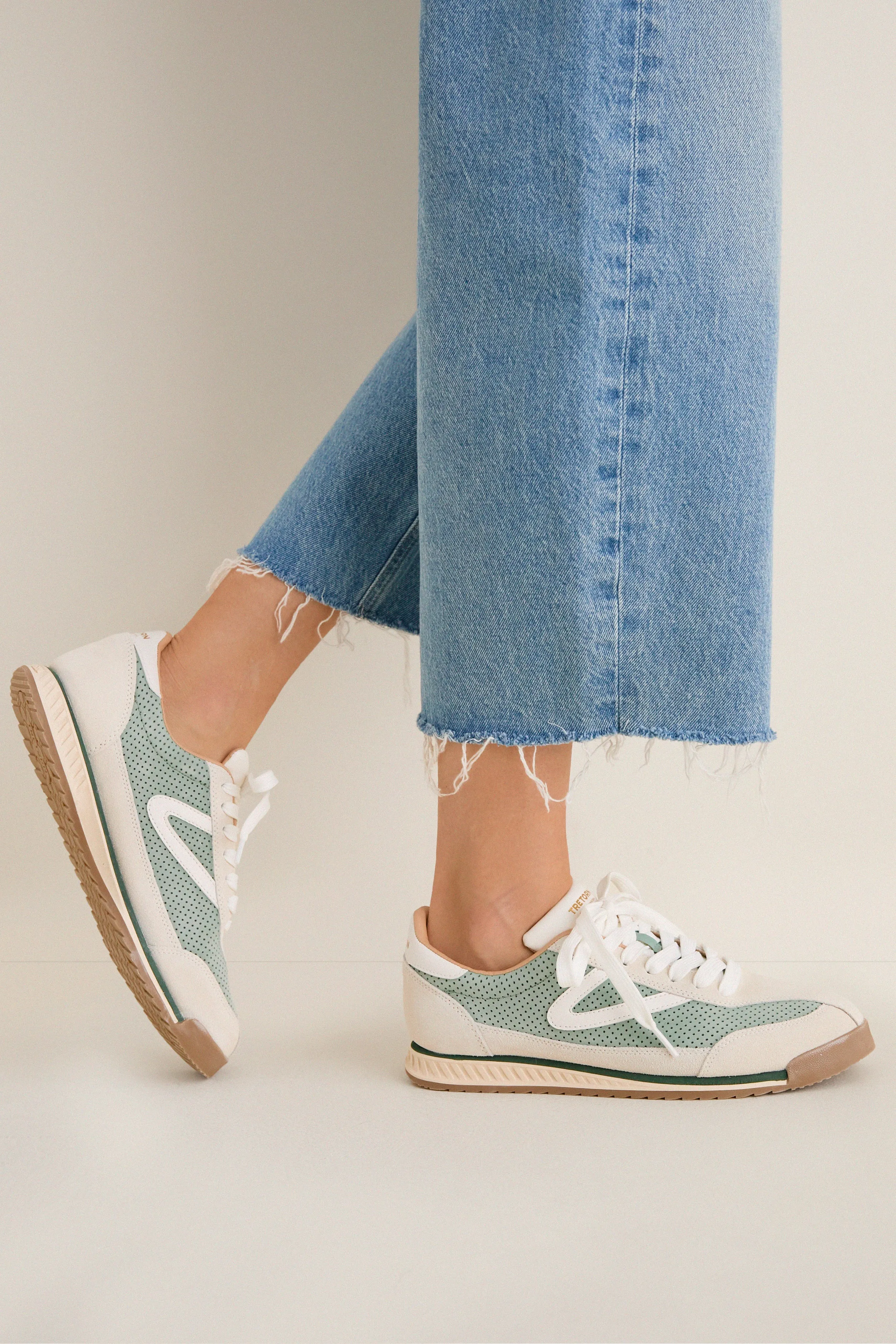 Green and Grey Rawlins Suede Sneakers sold by Tuckernuck product image thumbnail 2