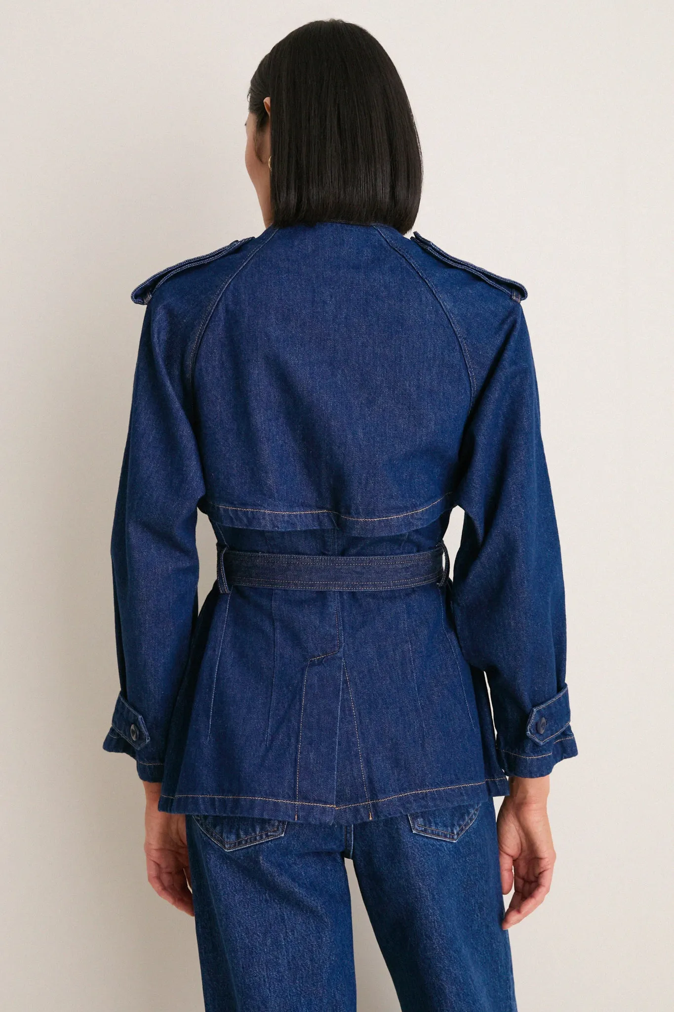 Hillsten Wash Rigid Denim Woven Field Jacket sold by Tuckernuck product image thumbnail 4