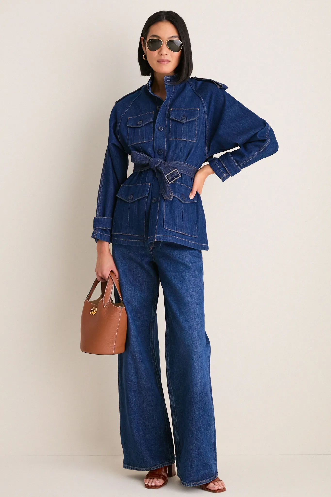 Hillsten Wash Rigid Denim Woven Field Jacket sold by Tuckernuck product image thumbnail 2