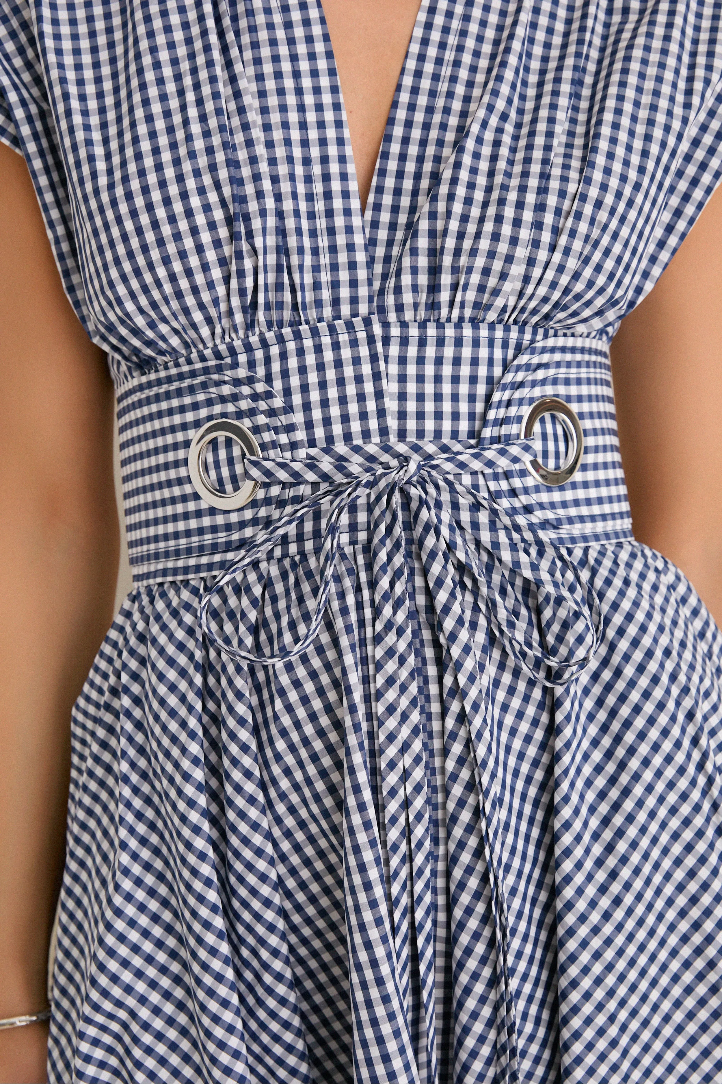 Navy Gingham Riviera Dress sold by Tuckernuck product image thumbnail 5