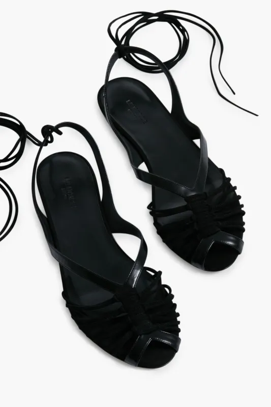 Black Cage Sandals made by Le Monde Beryl
