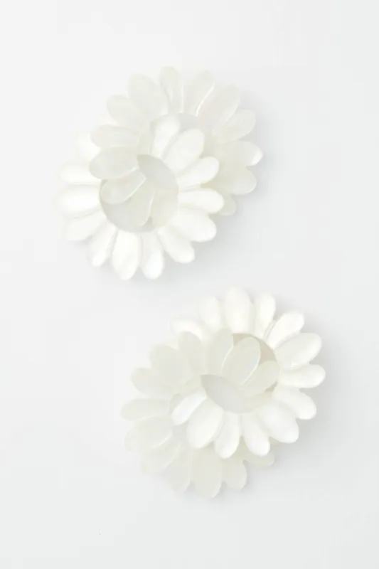 Mother of Pearl Ottie Earrings made by Tuckernuck