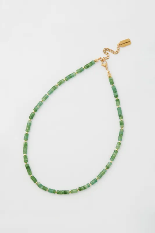 Jade Luke Necklace made by Petit Moments